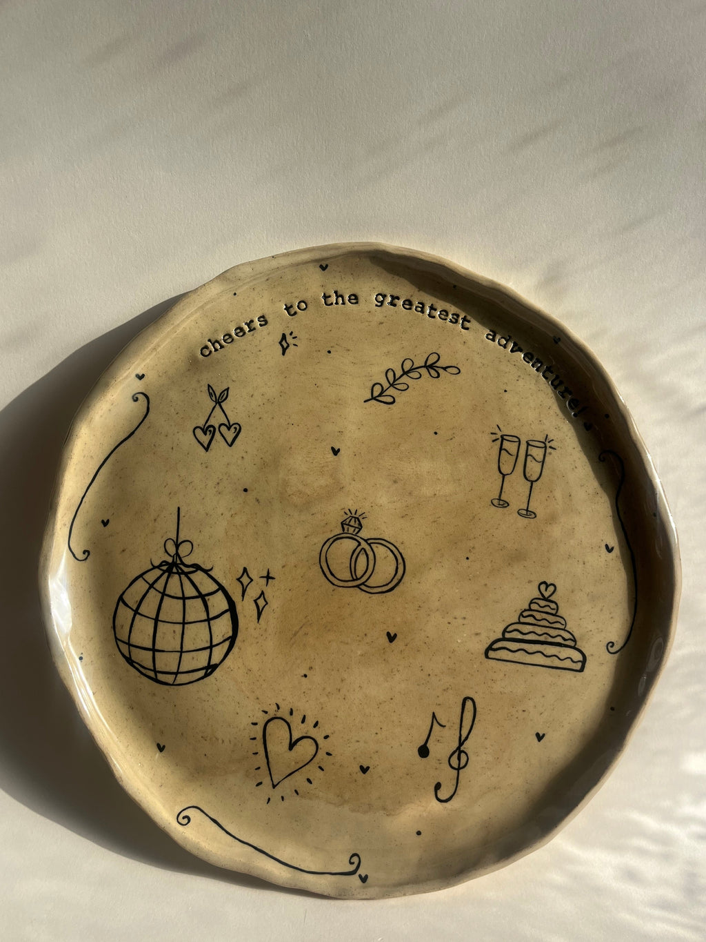 Extra Large Special Occasion Plate - Customised