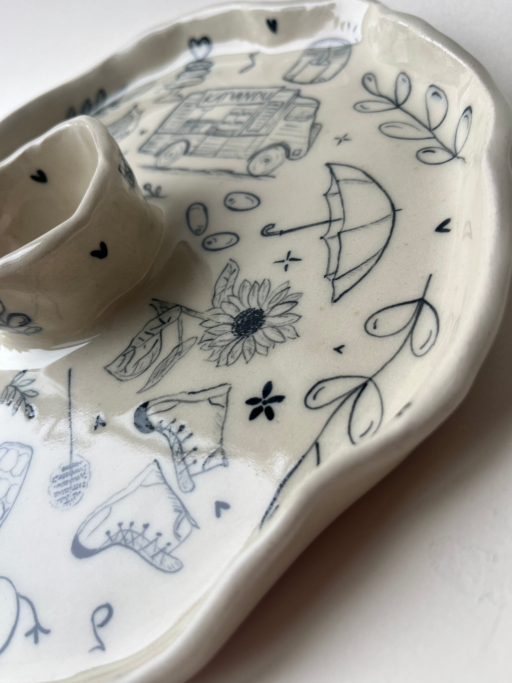 Customised Dip Plate - Large