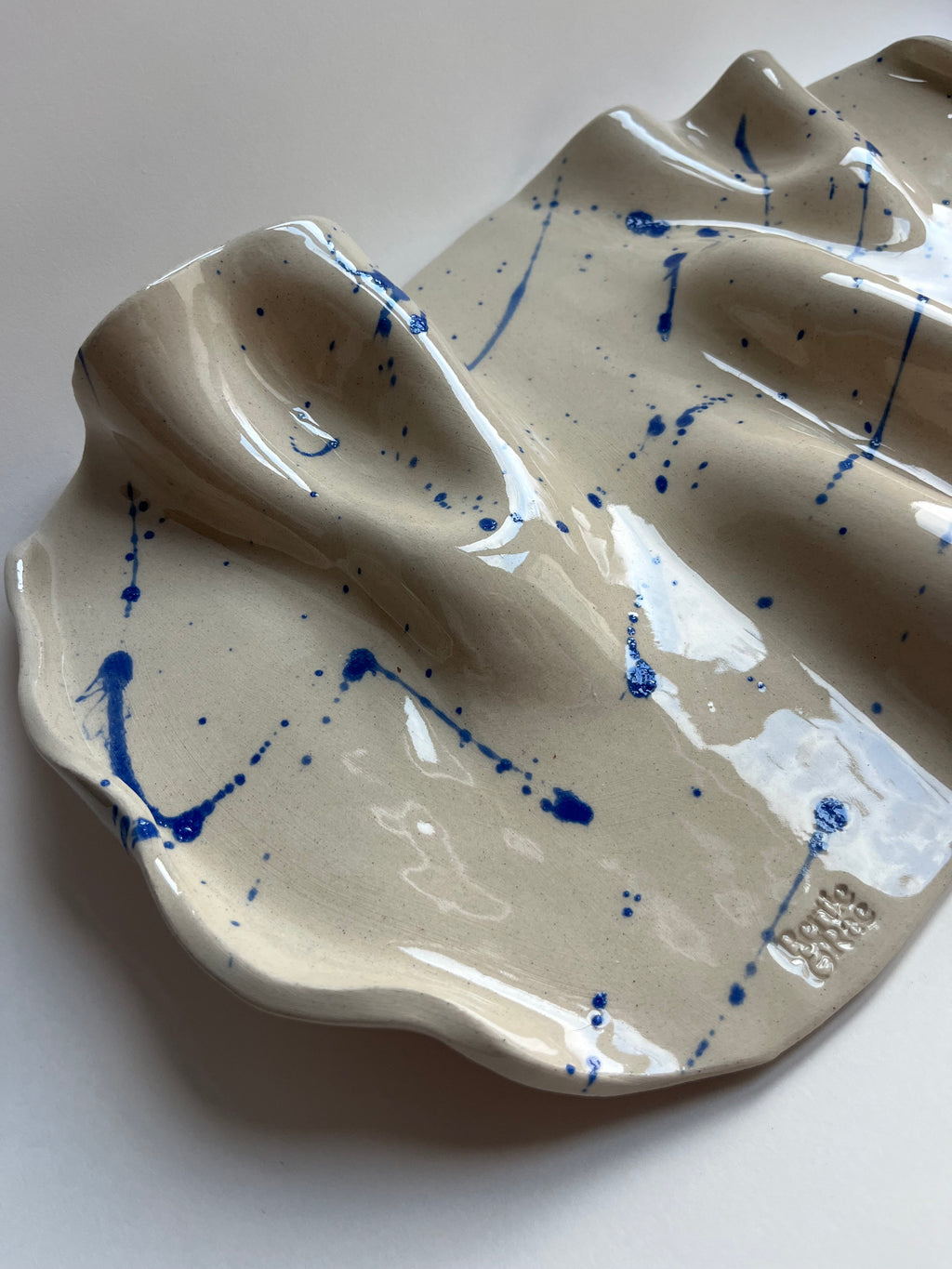Medium Grazing Board - Blue Splash