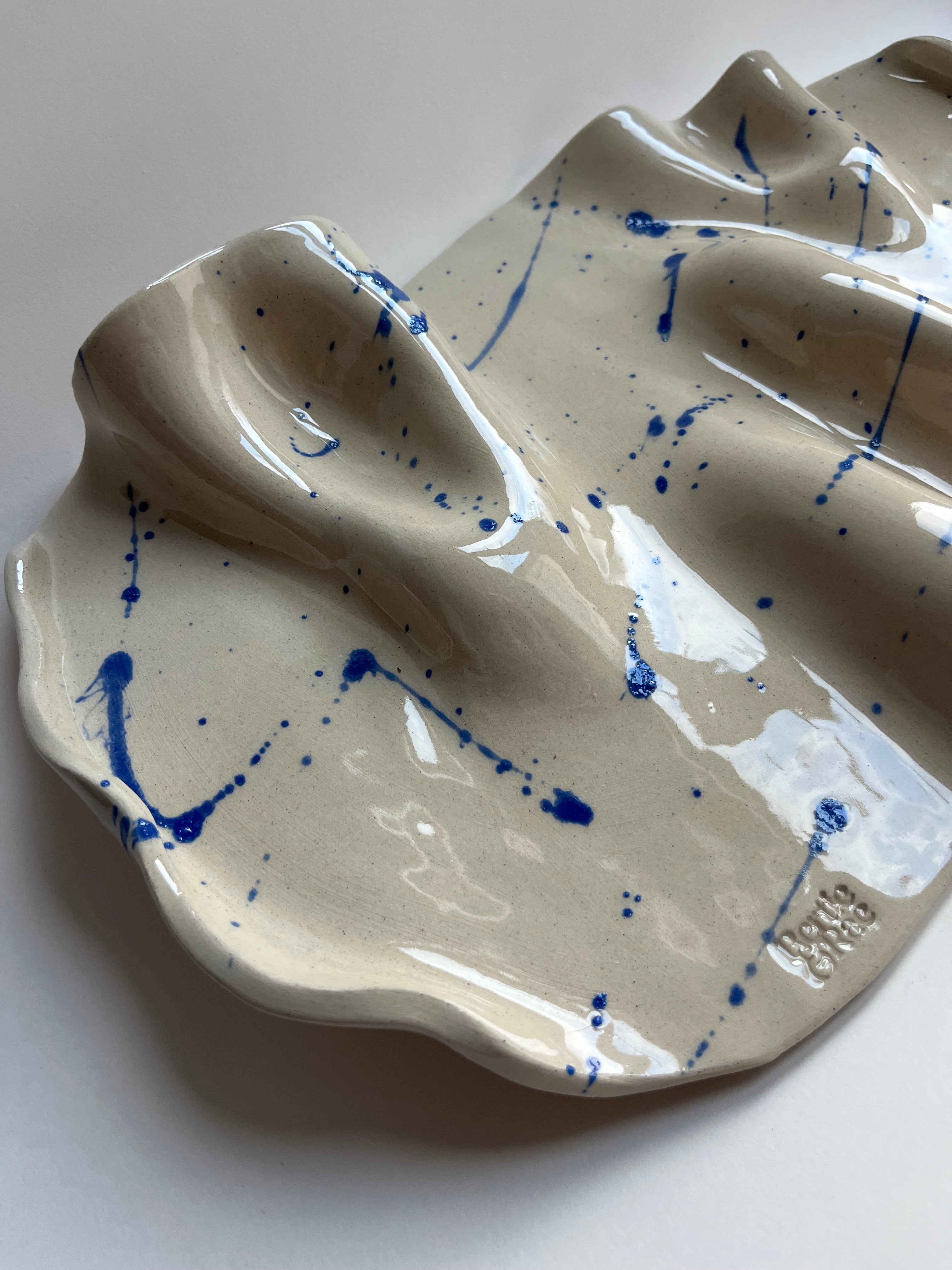 Medium Grazing Board - Blue Splash