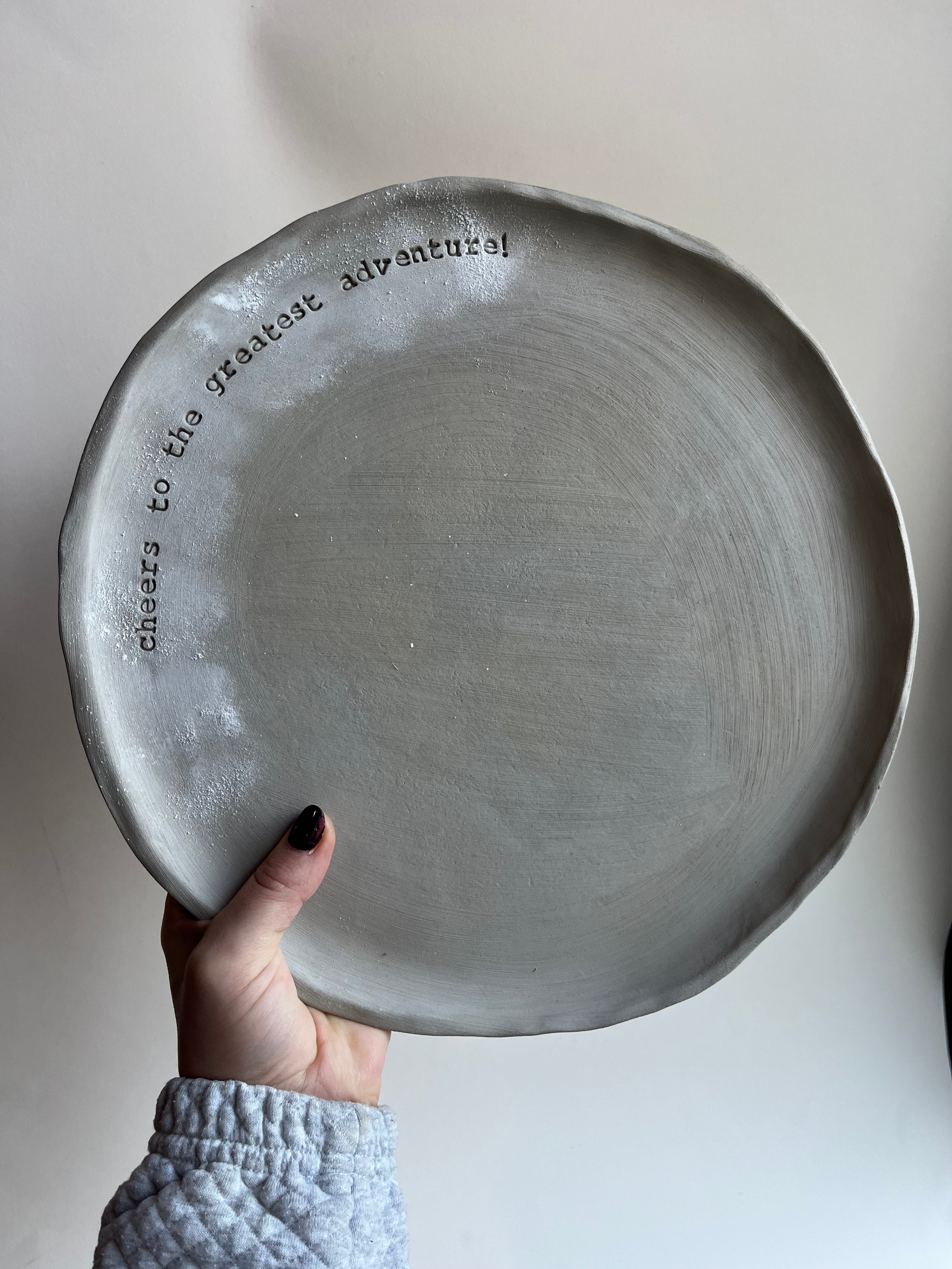 Large Special Occasion Plate - Customised