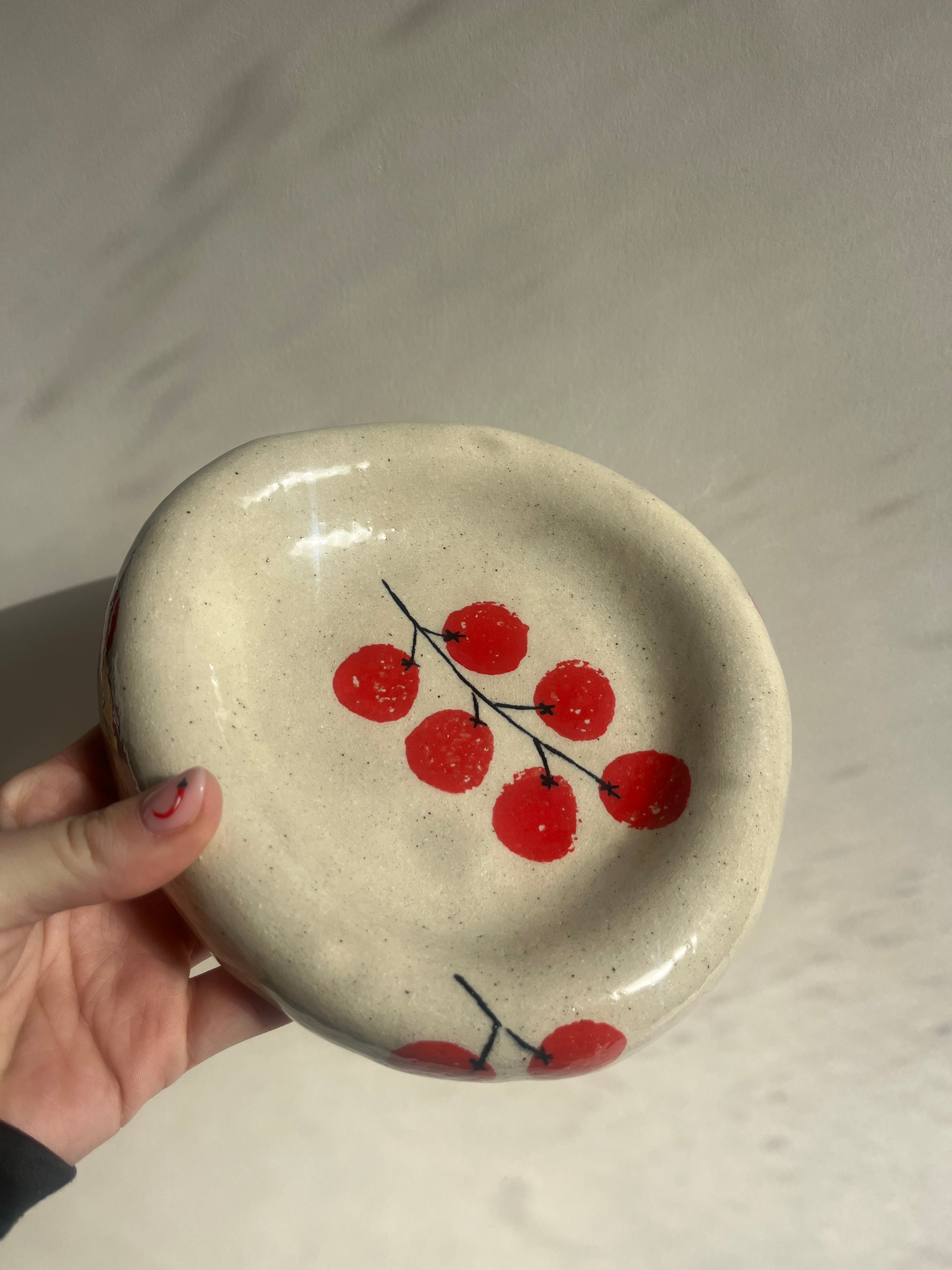 Bubble Plate - Tomato