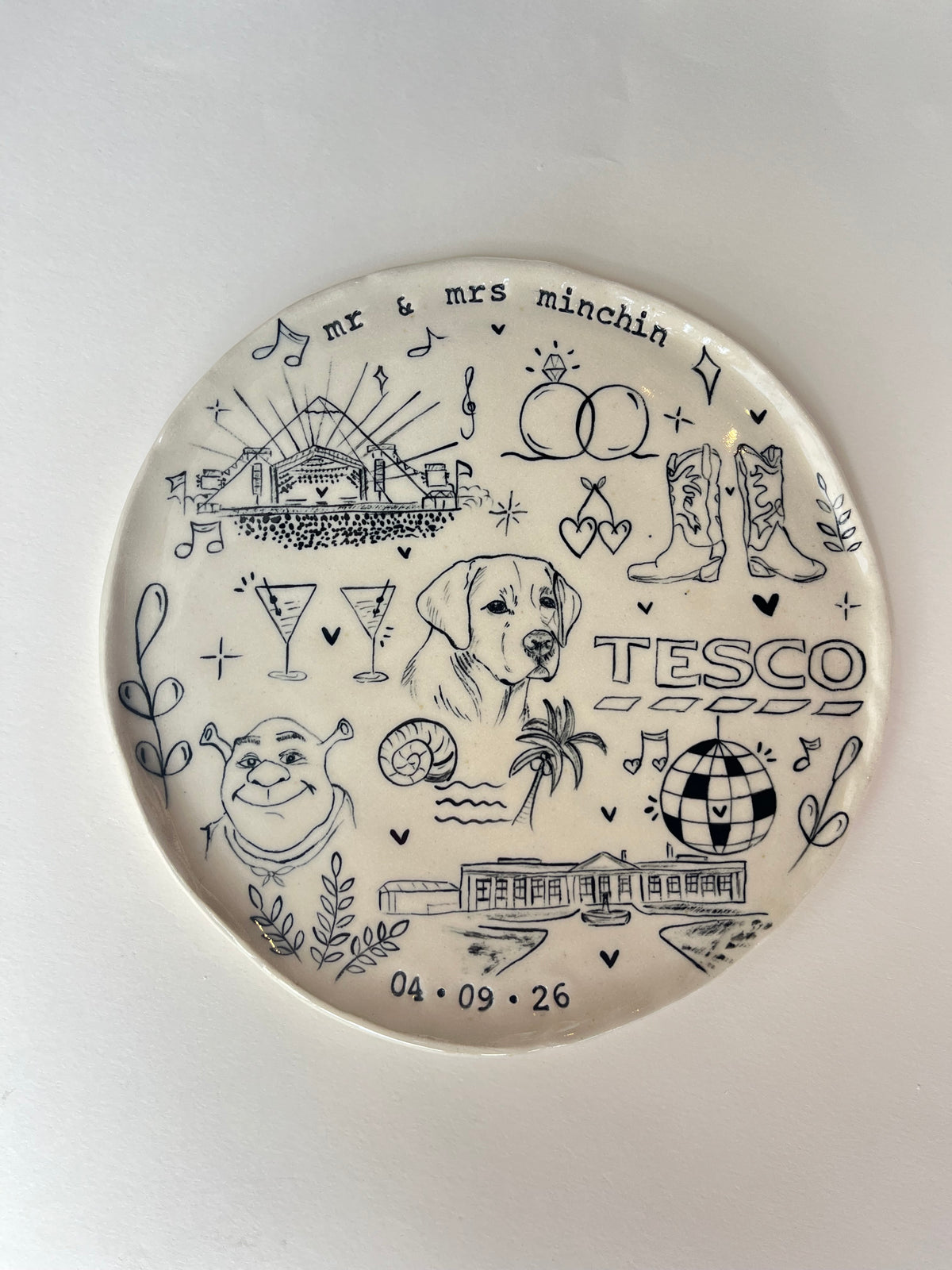 Medium Special Occasion Plate - Customised