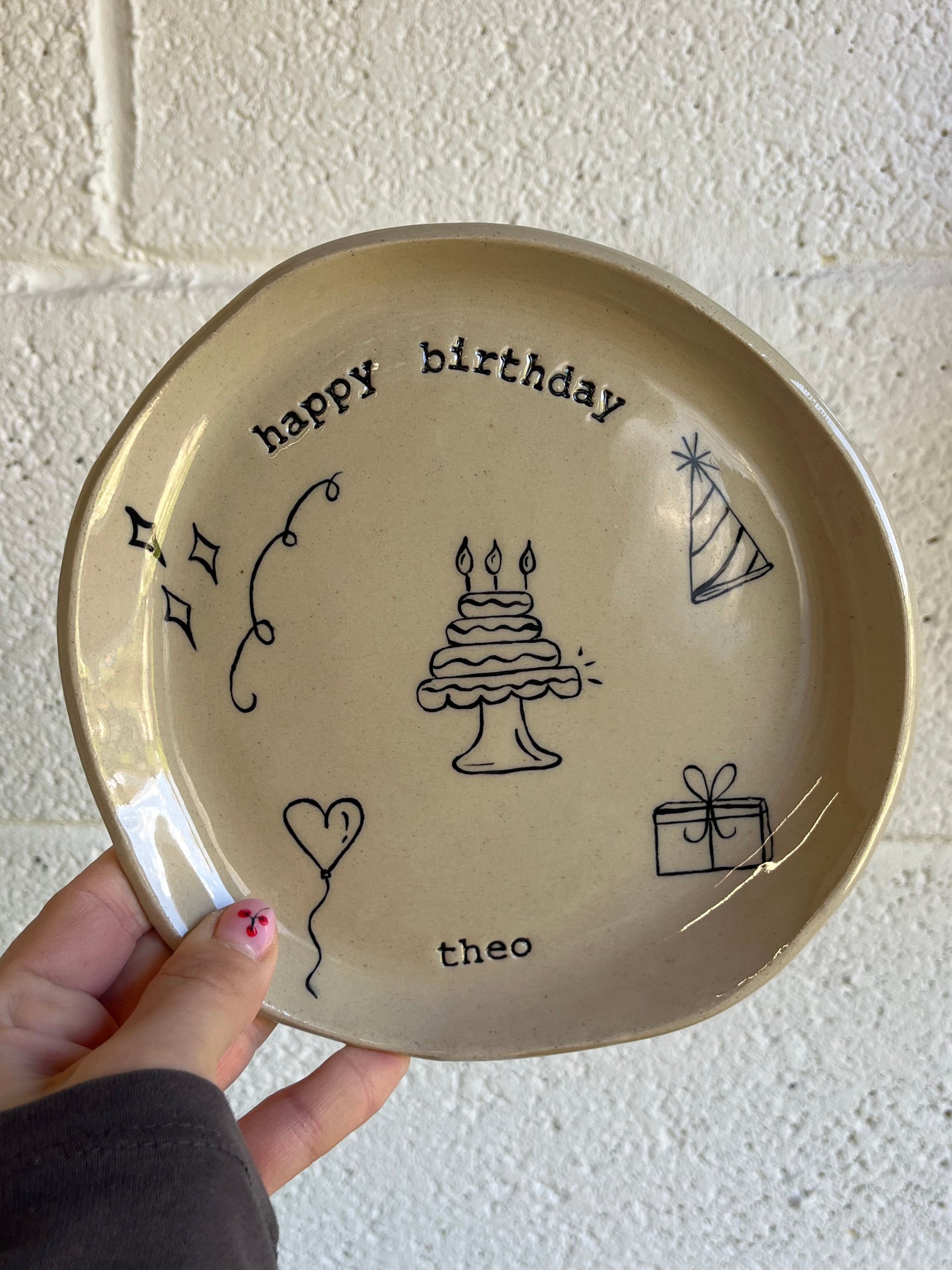 Small Special Occasion Plate - Customised