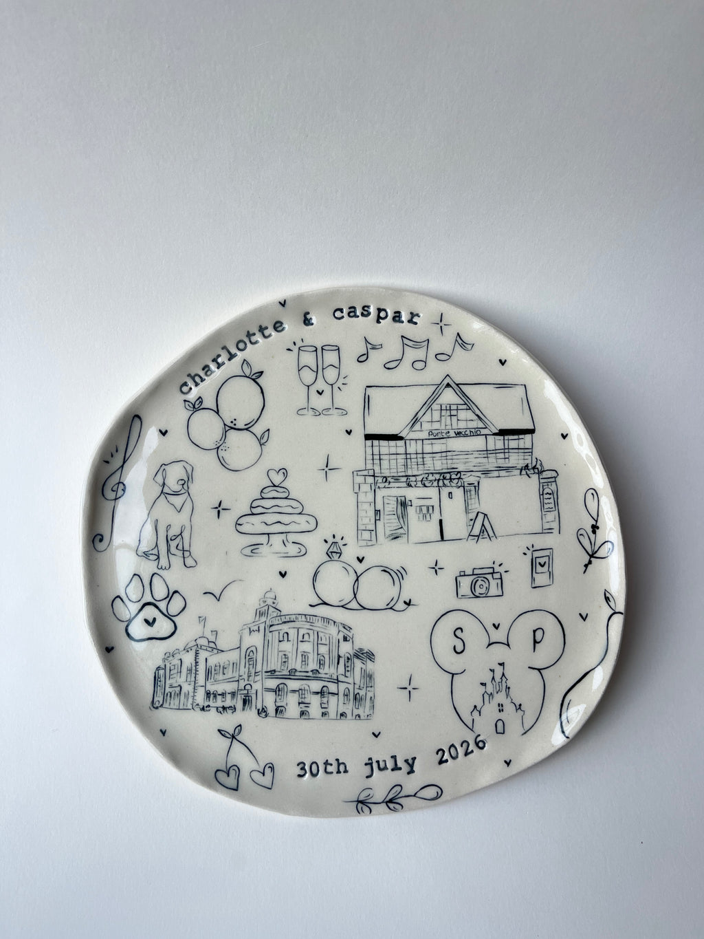 Medium Special Occasion Plate - Customised