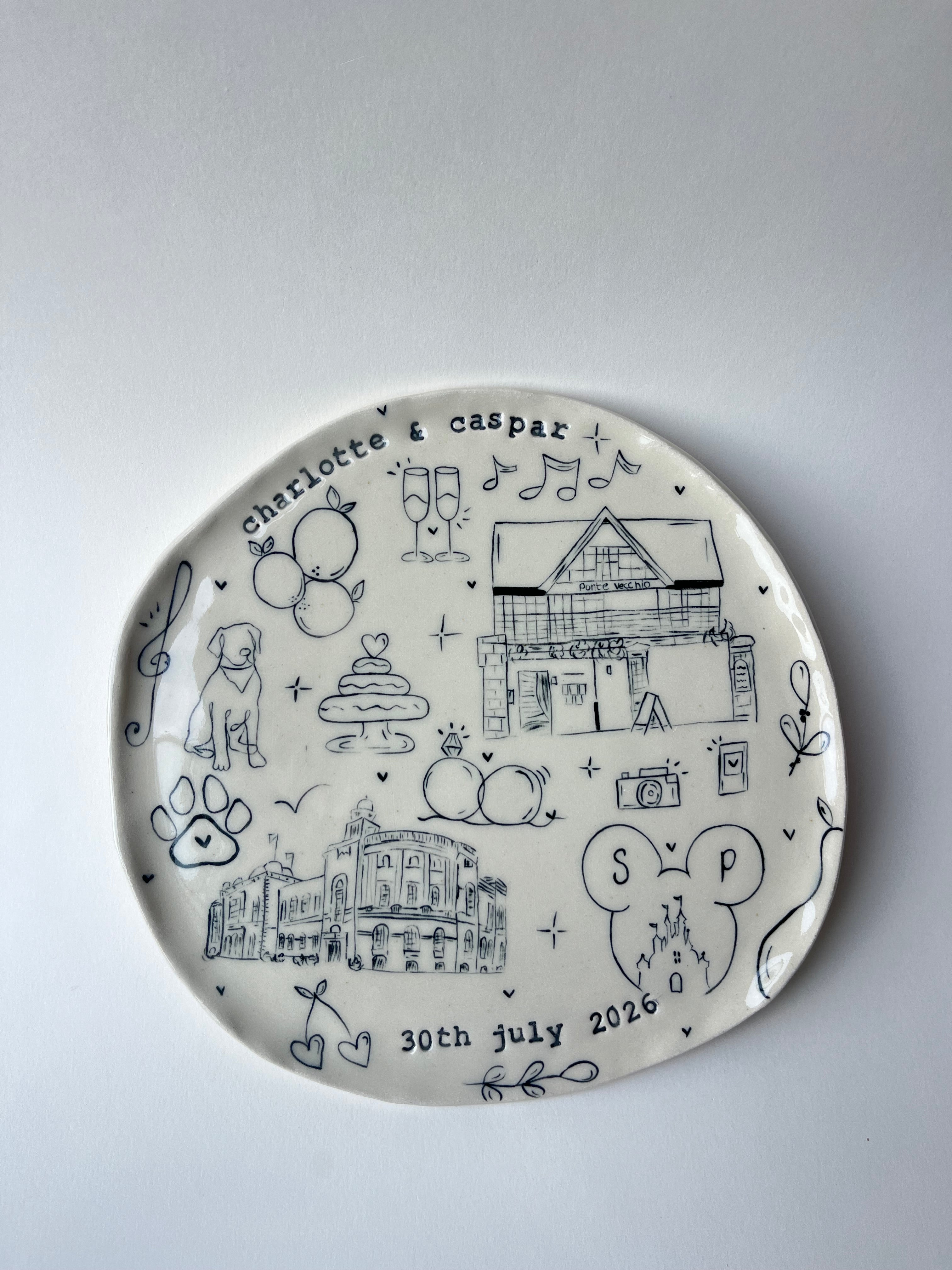 Medium Special Occasion Plate - Customised