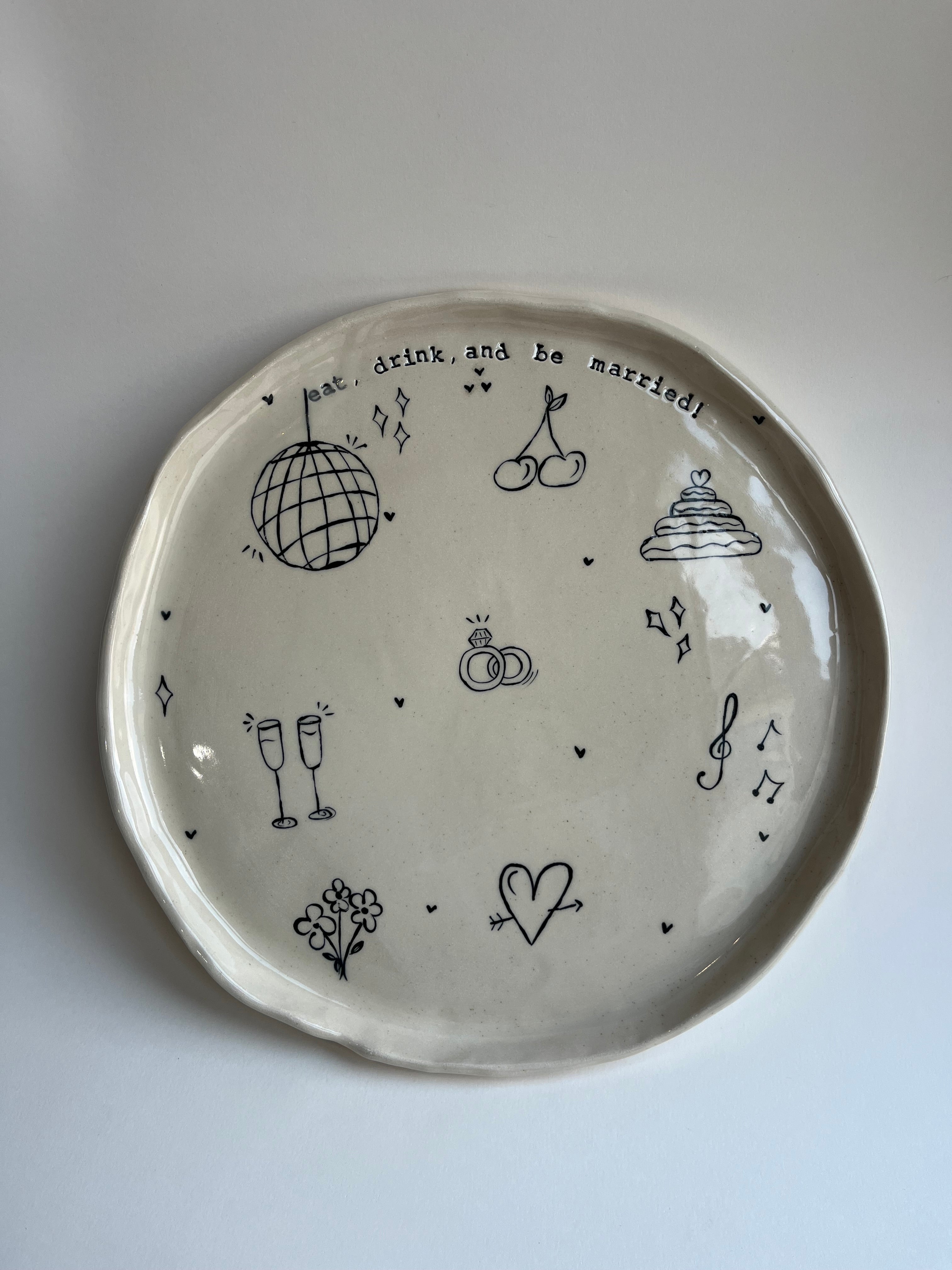 Large Special Occasion Plate - Customised