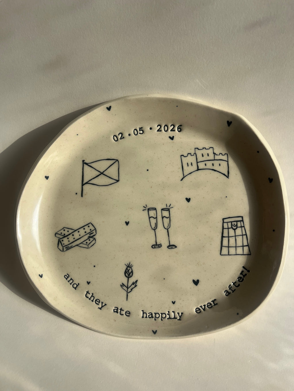 Medium Special Occasion Plate - Customised
