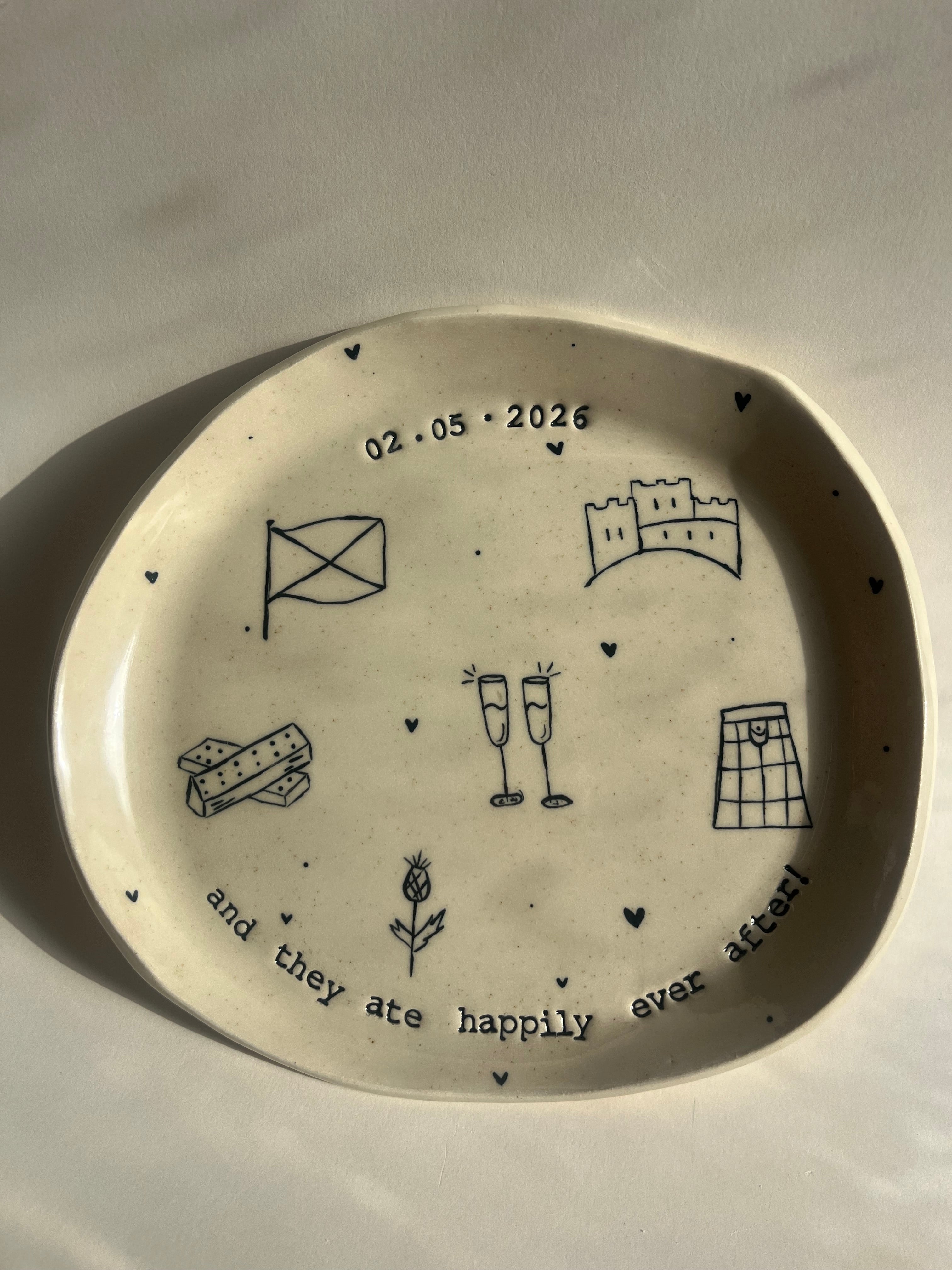 Medium Special Occasion Plate - Customised