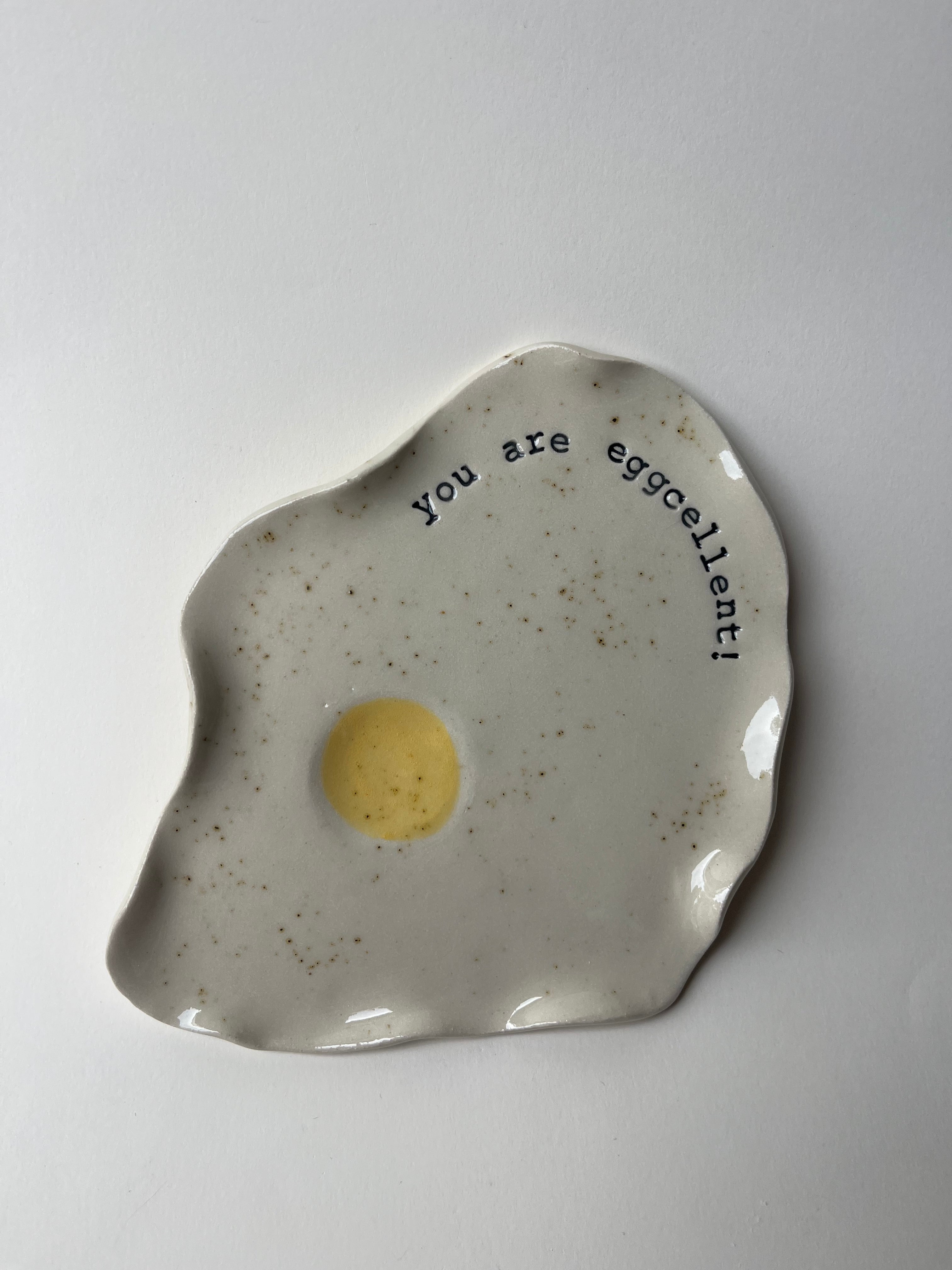 Decorative Plate - You Are Eggcellent