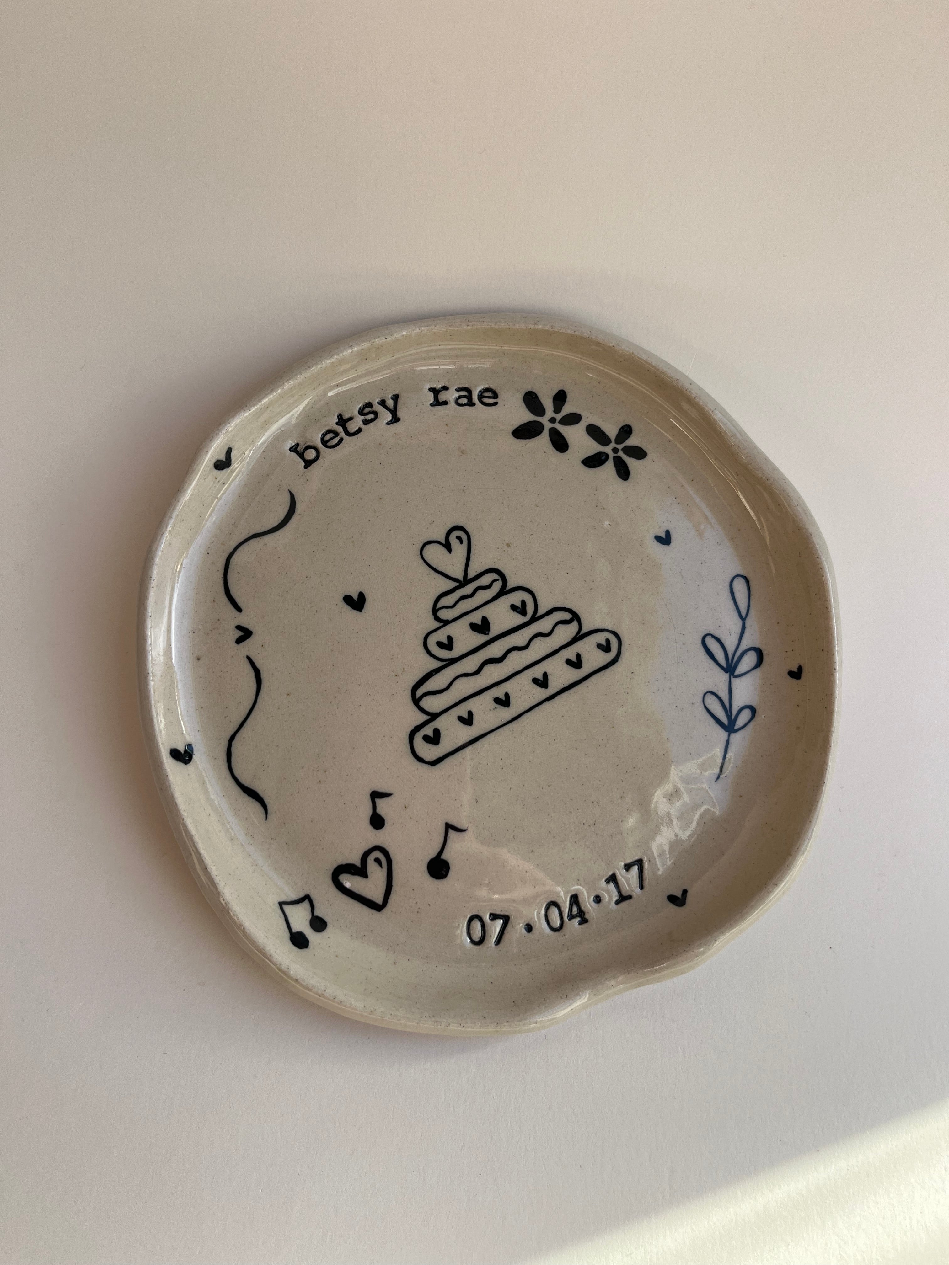 Small Special Occasion Plate - Customised
