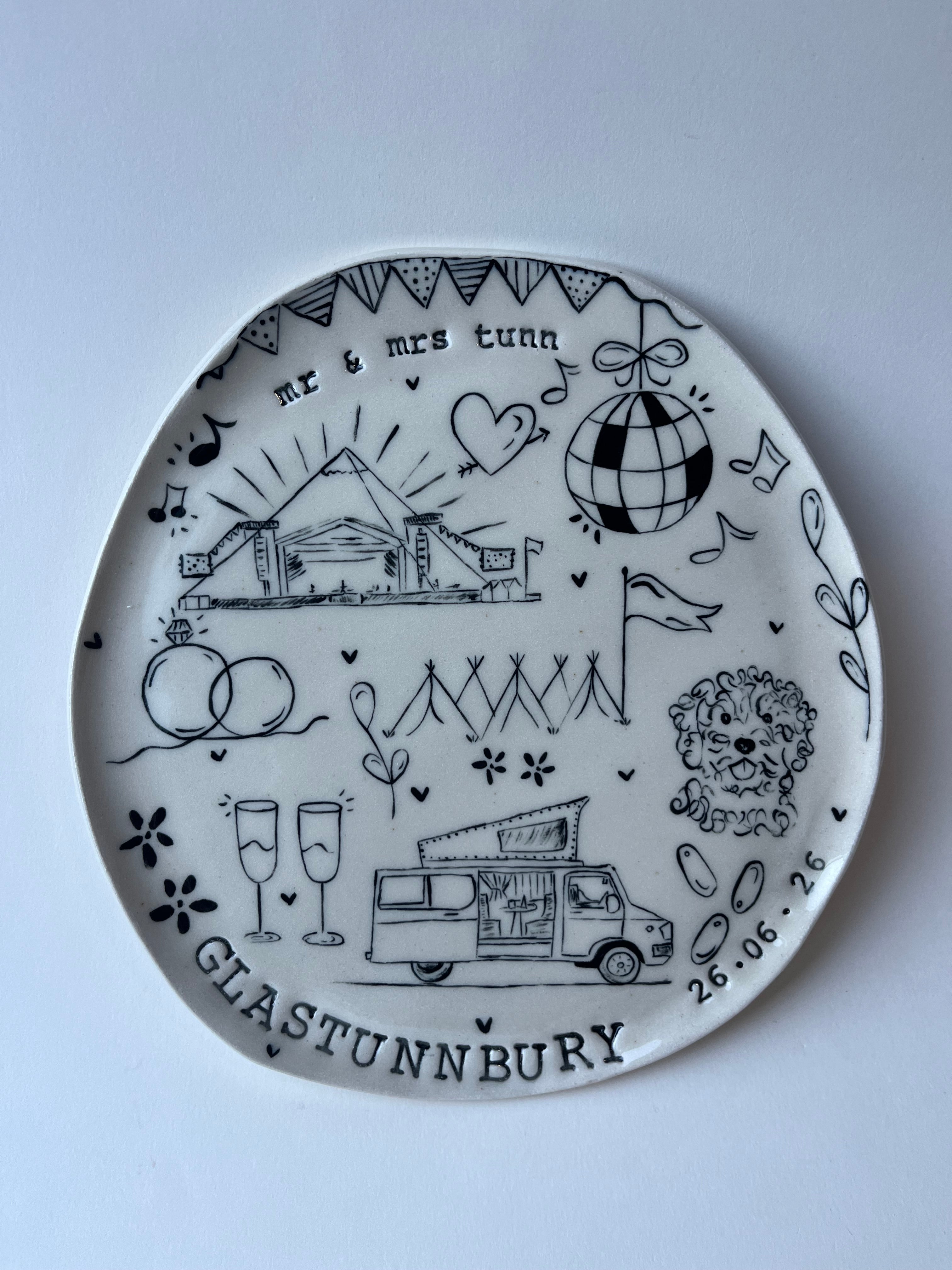 Medium Special Occasion Plate - Customised