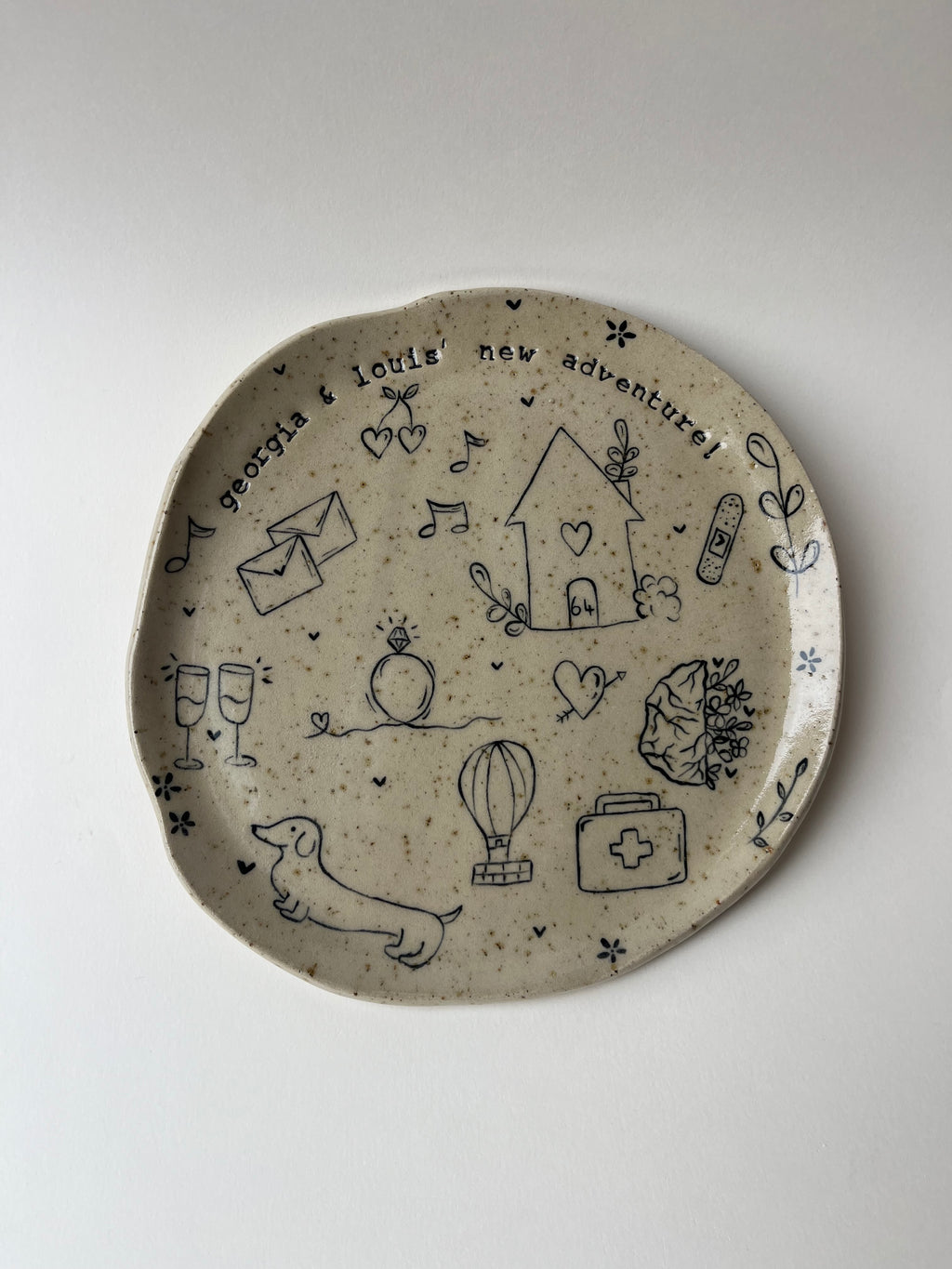 Medium Special Occasion Plate - Customised