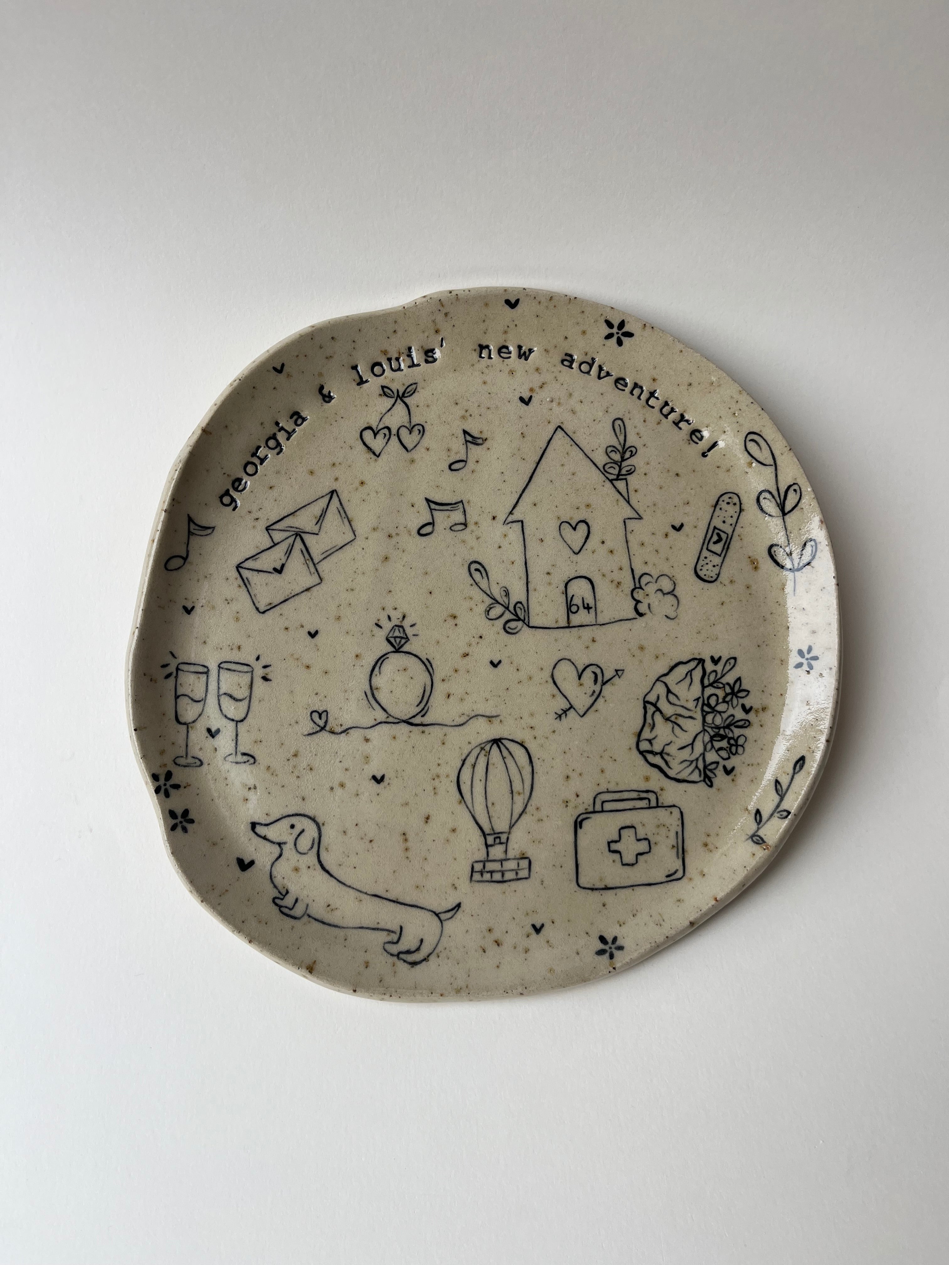 Medium Special Occasion Plate - Customised