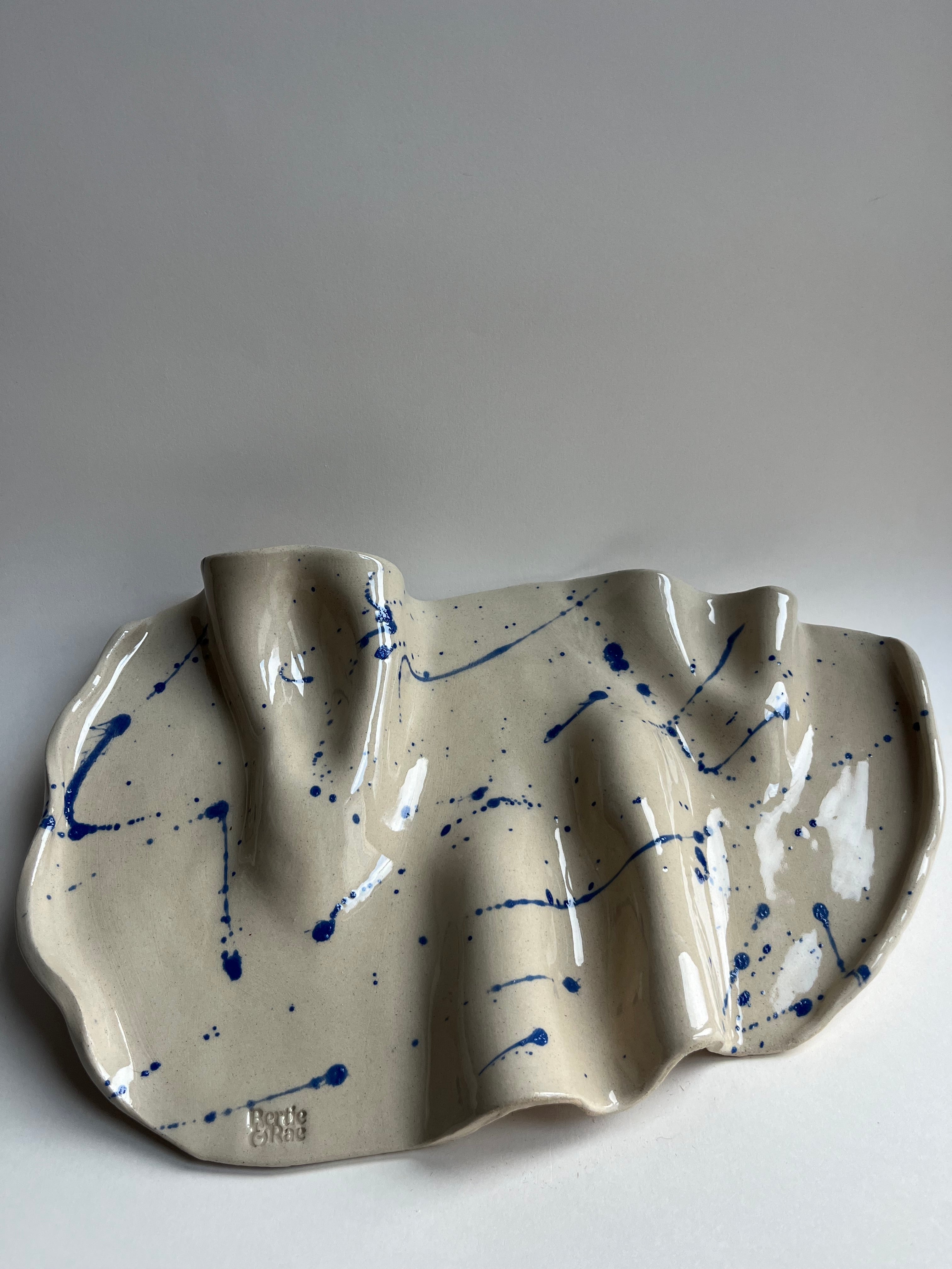 Medium Grazing Board - Blue Splash