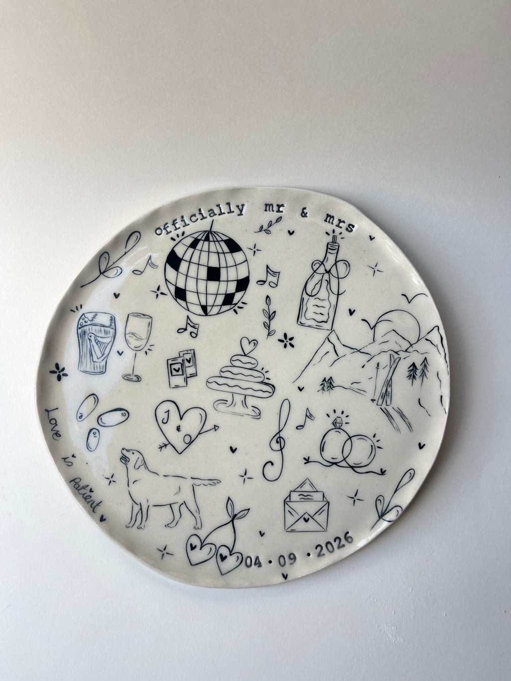 Medium Special Occasion Plate - Customised