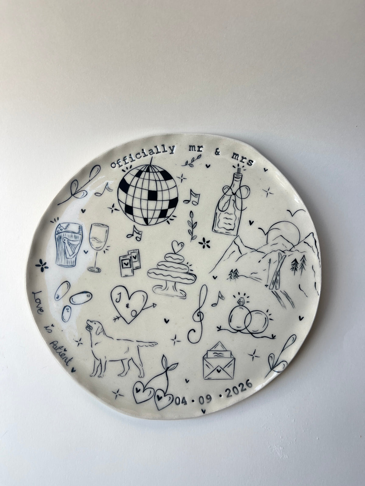 Medium Special Occasion Plate - Customised