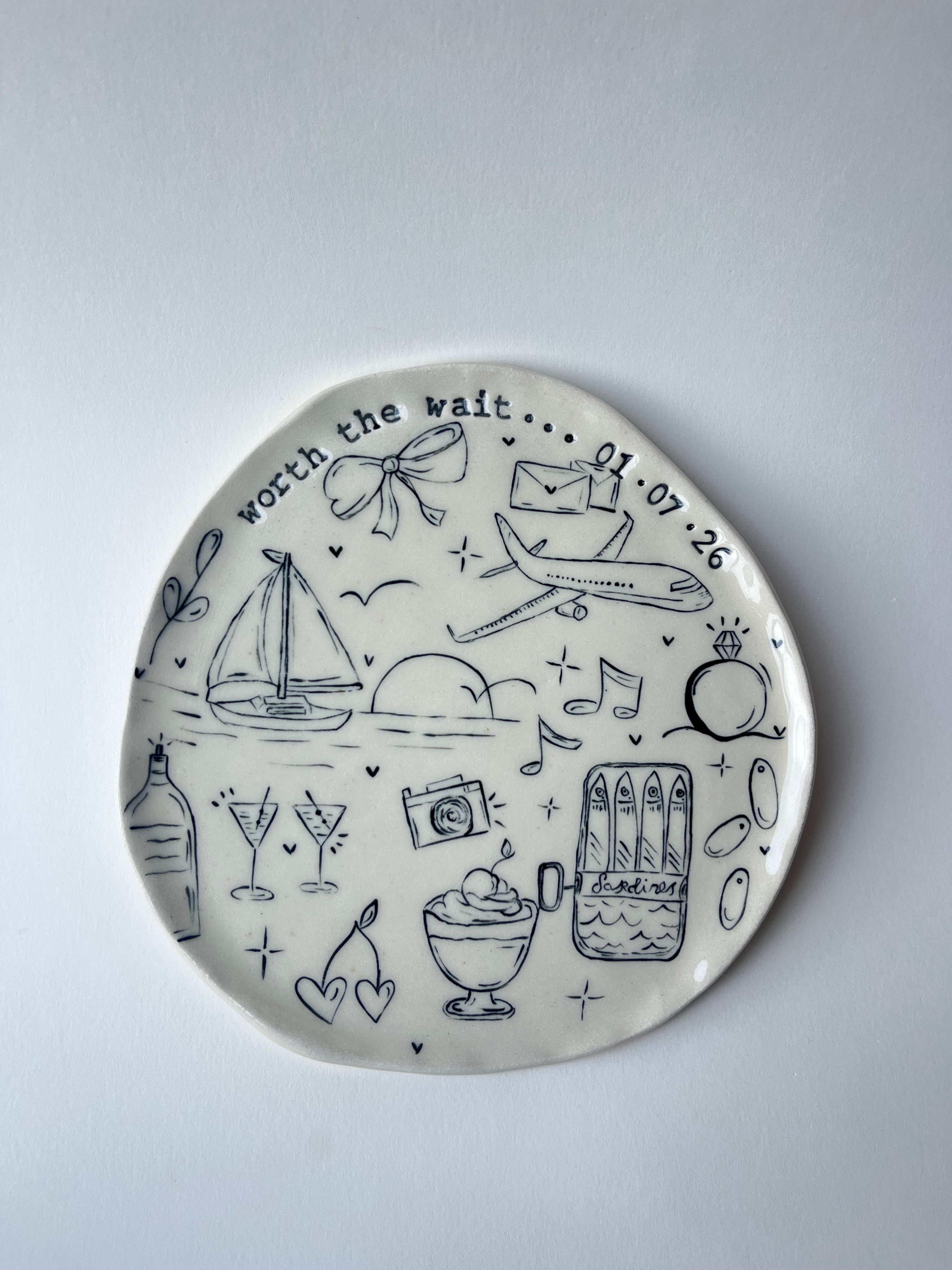 Small Special Occasion Plate - Customised