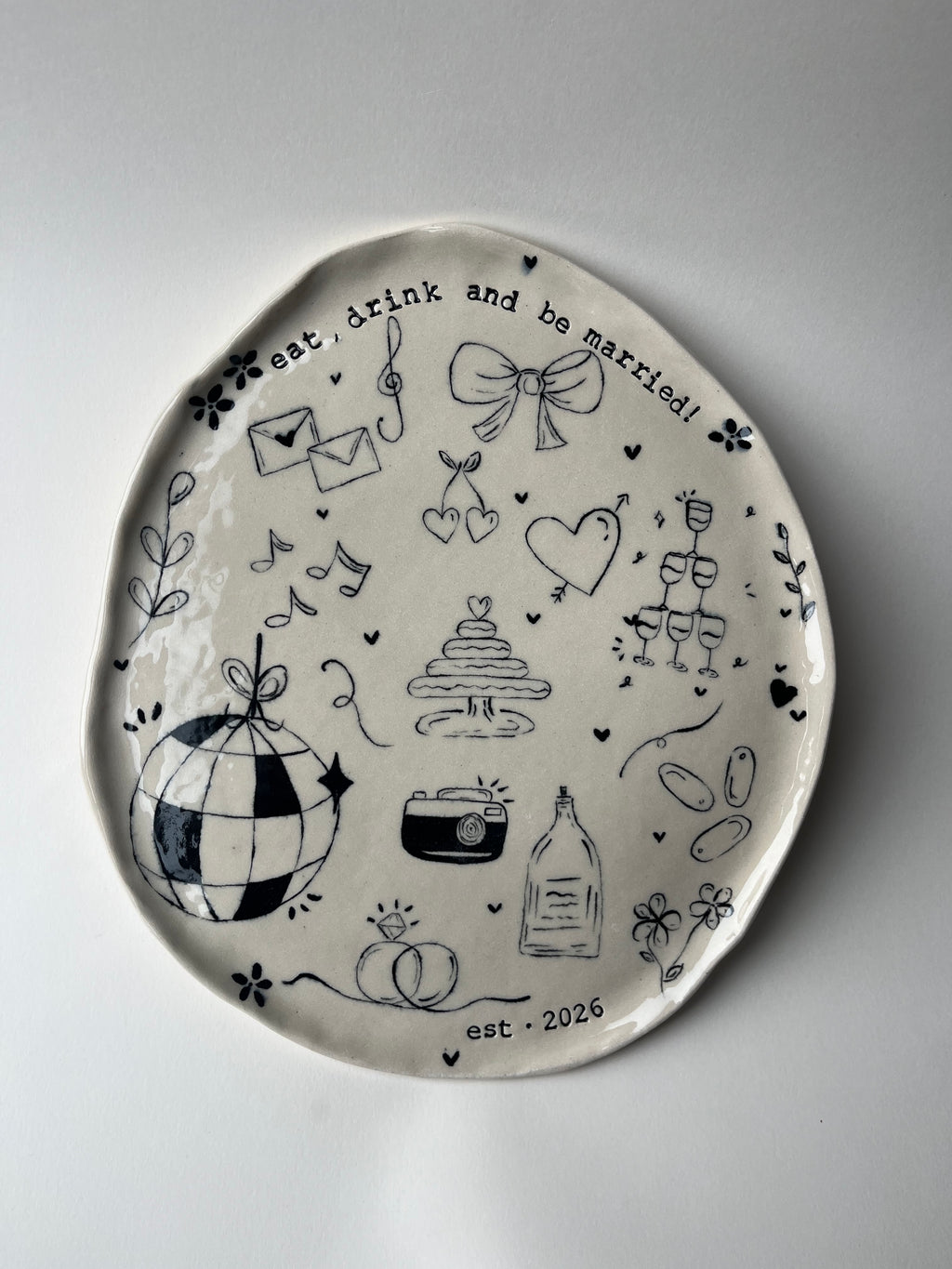 Large Special Occasion Plate - Customised