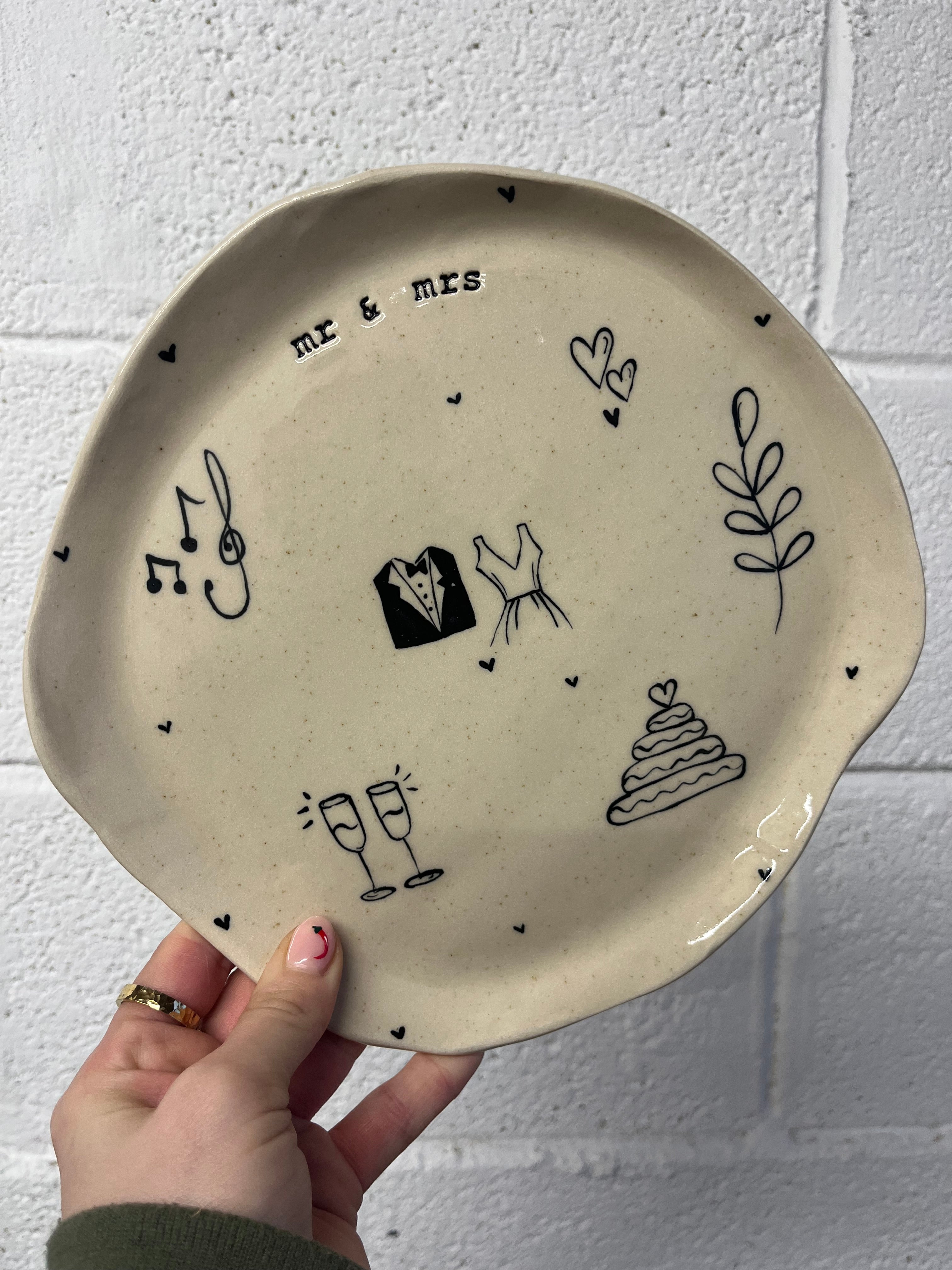 Medium Special Occasion Plate - Customised