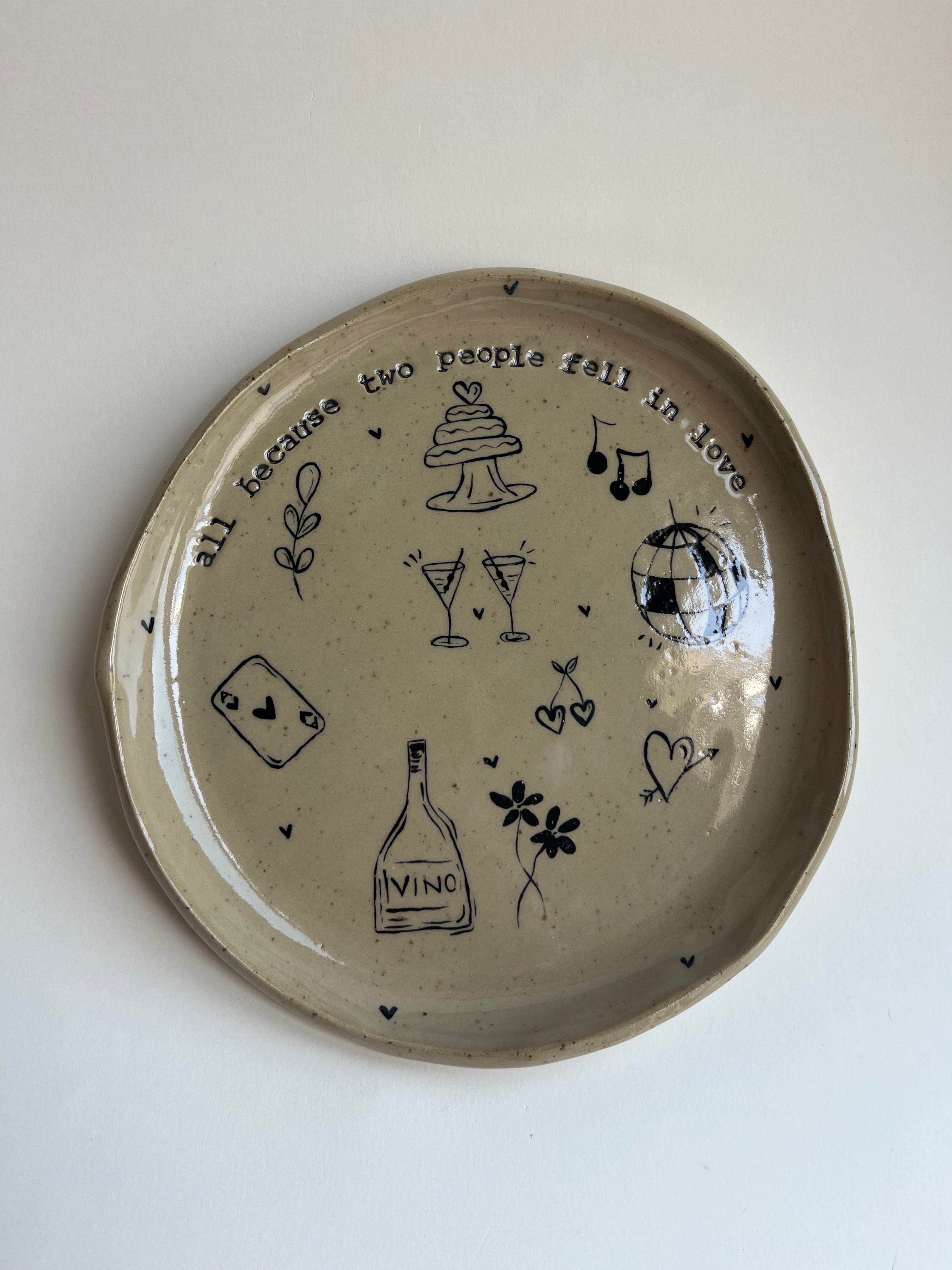 Medium Special Occasion Plate - Customised