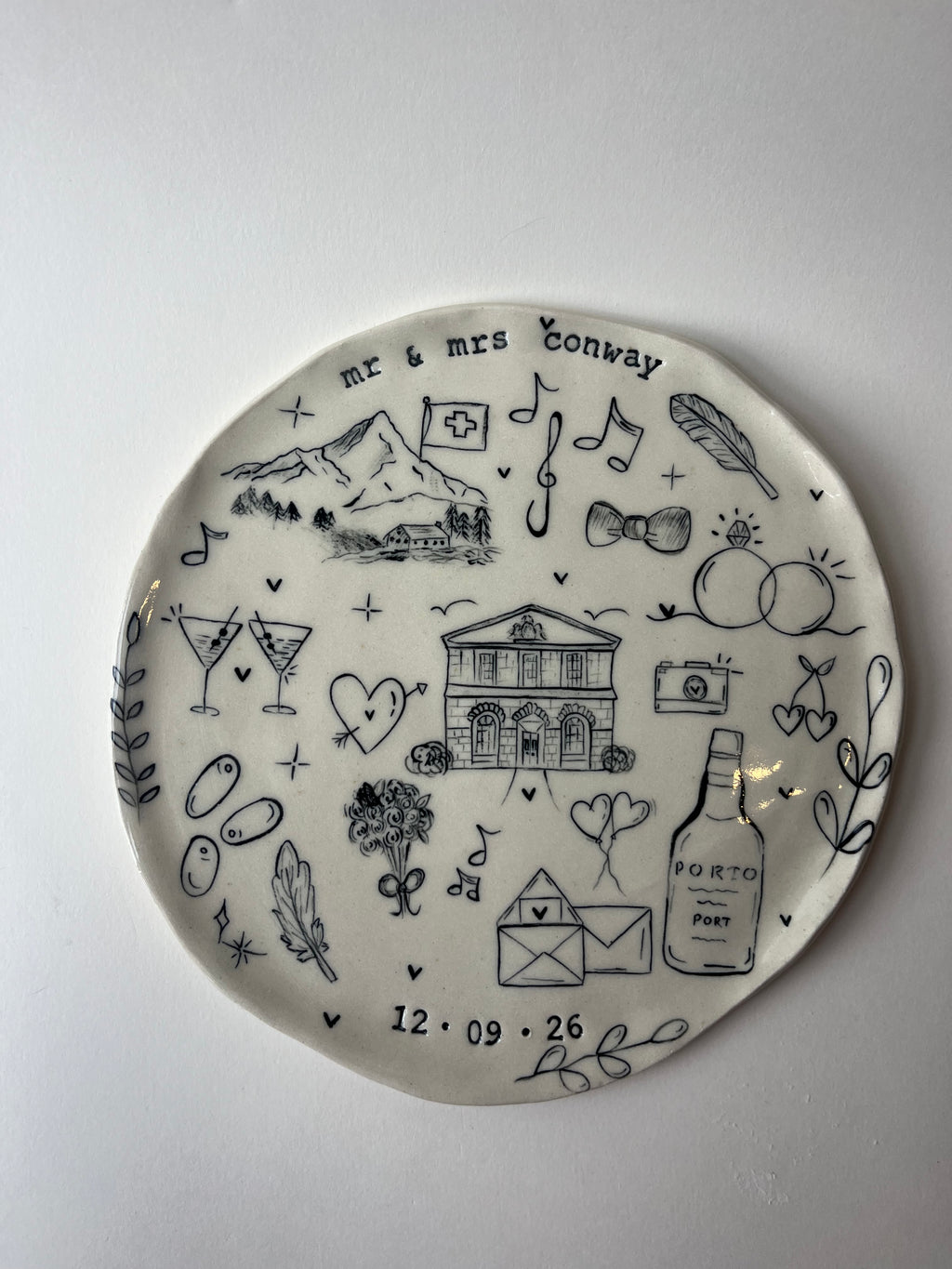 Medium Special Occasion Plate - Customised