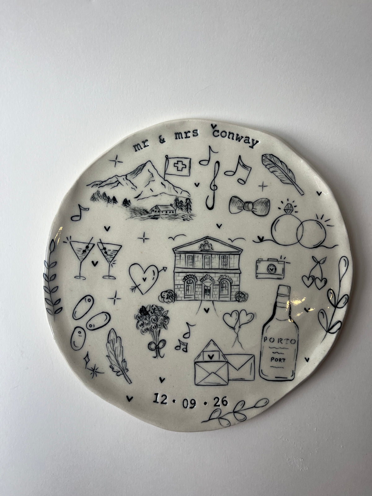 Medium Special Occasion Plate - Customised