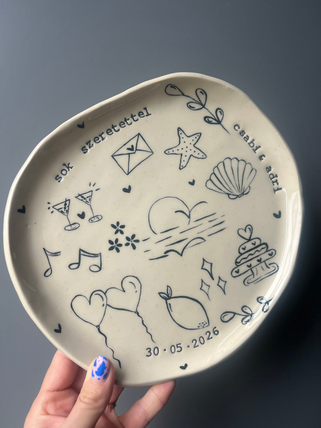 Medium Special Occasion Plate - Customised