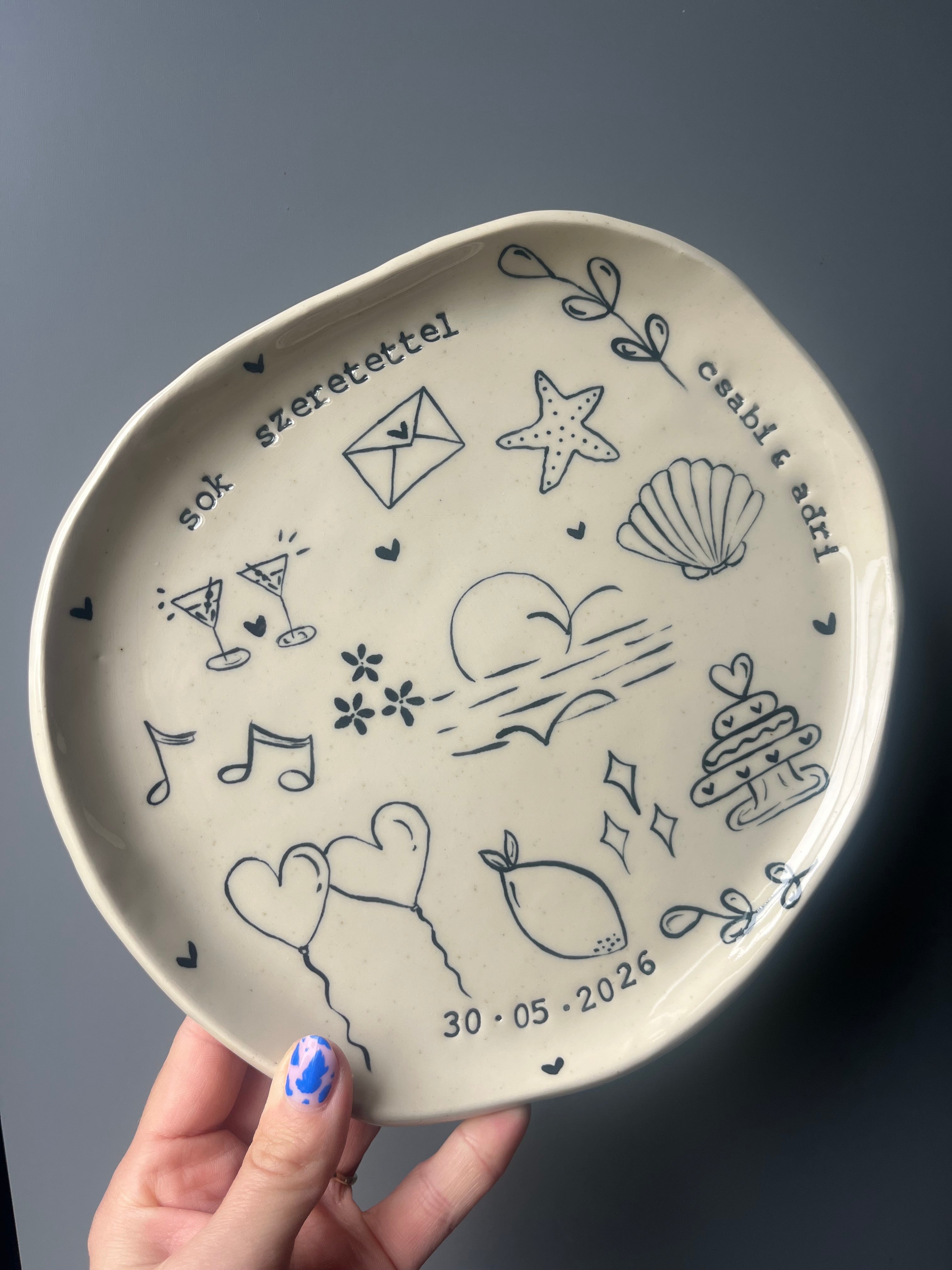 Medium Special Occasion Plate - Customised