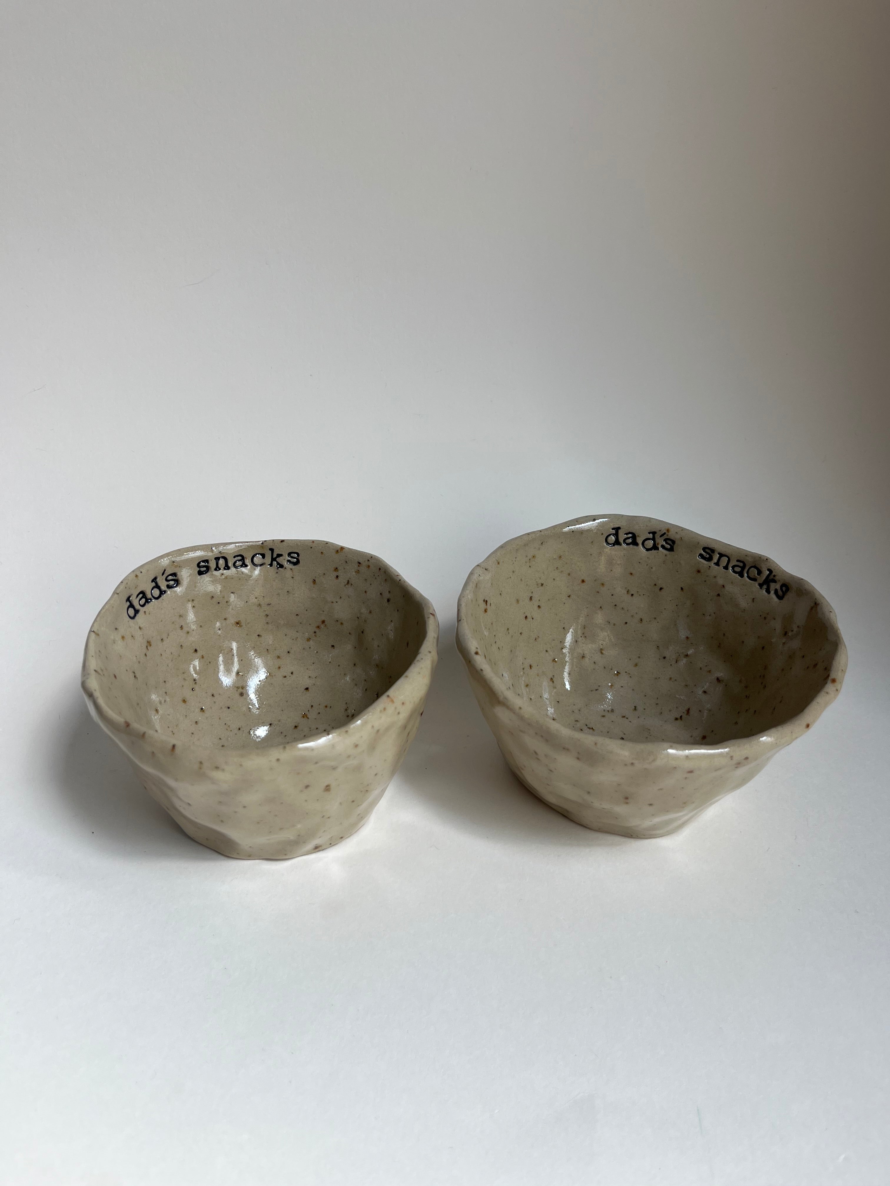 Small Bowl - Dads Snacks