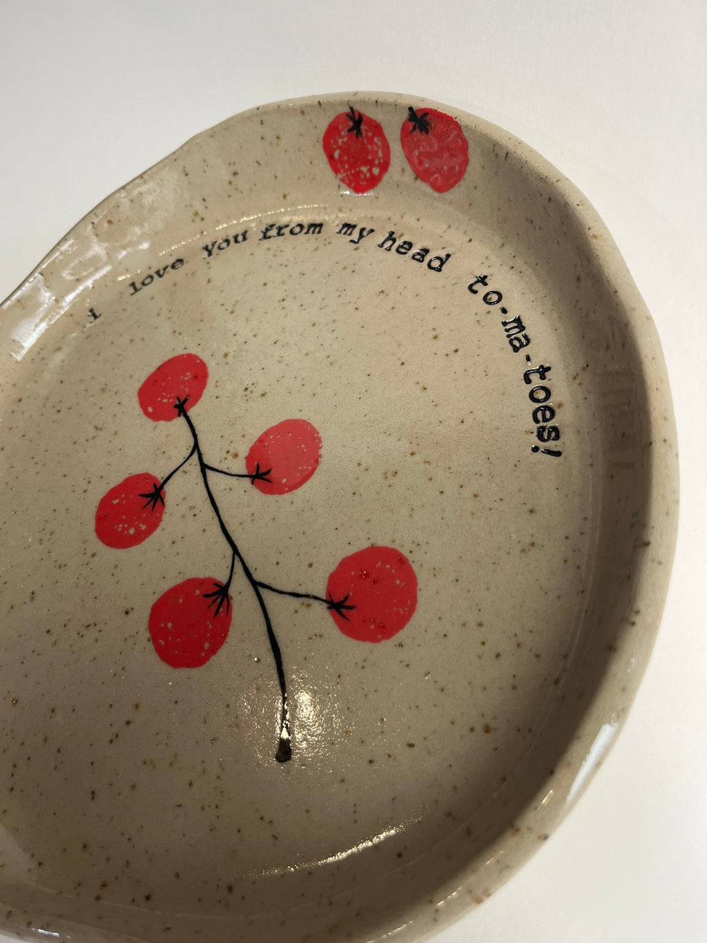 Large Plate - To-Ma-Toes