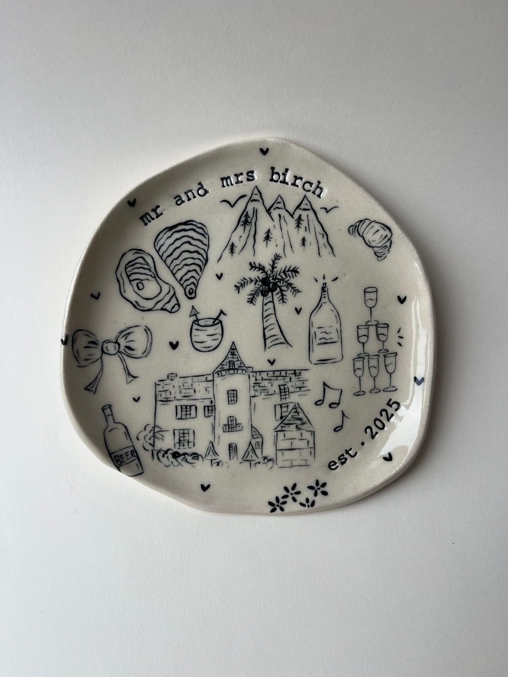 Small Special Occasion Plate - Customised