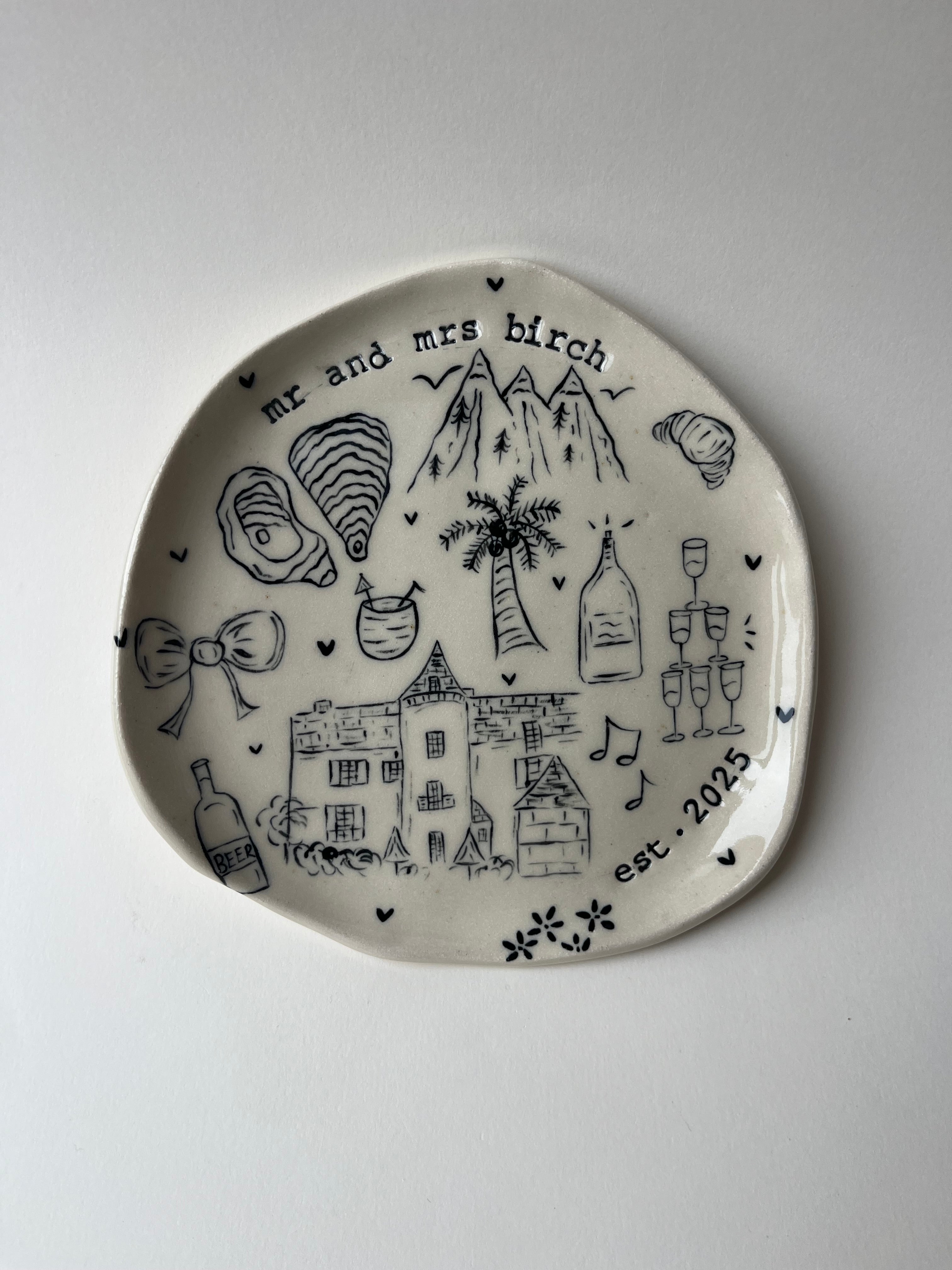 Small Special Occasion Plate - Customised