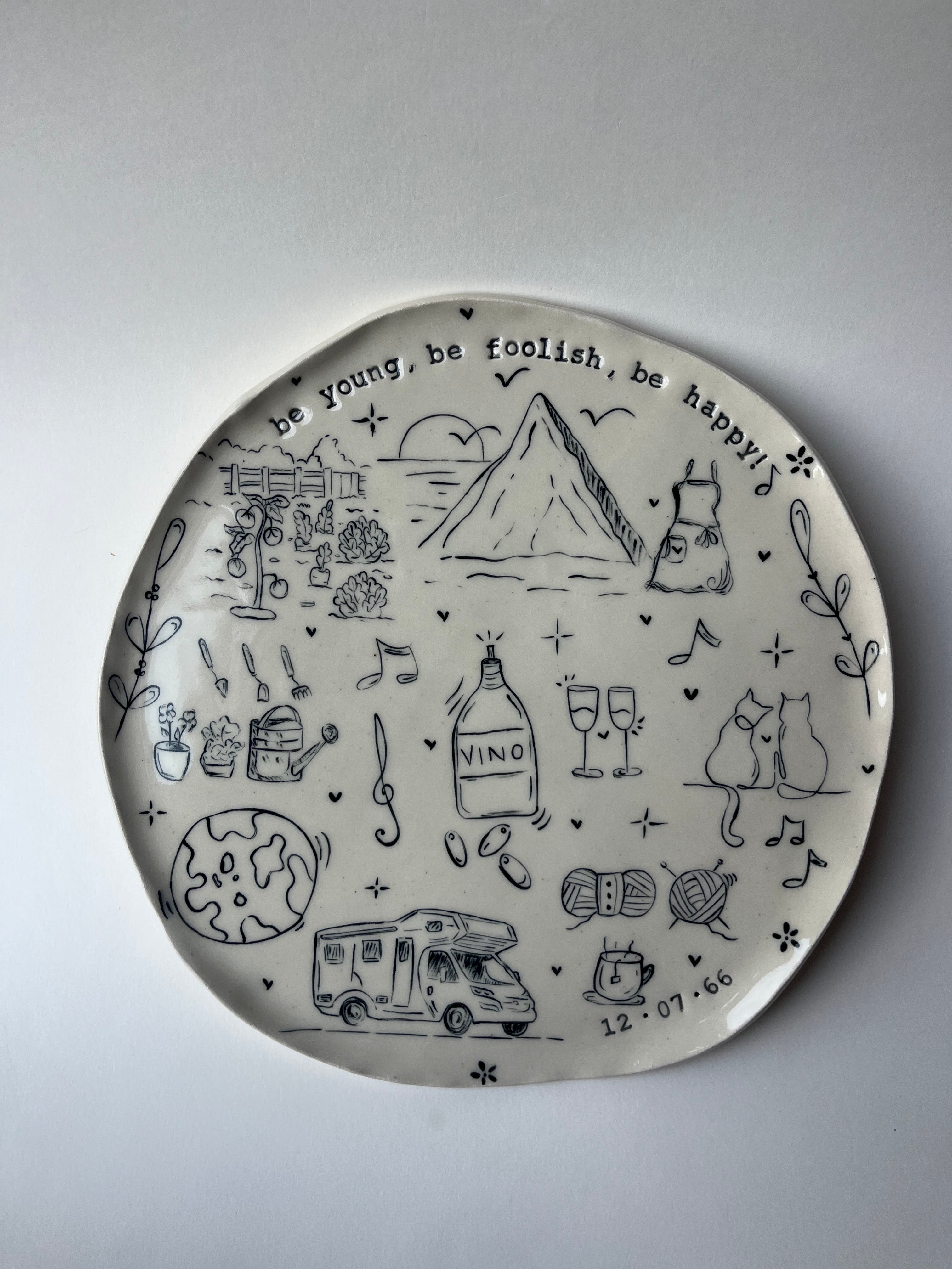 Large Special Occasion Plate - Customised