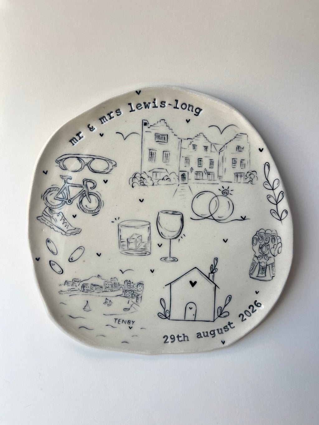 Medium Special Occasion Plate - Customised