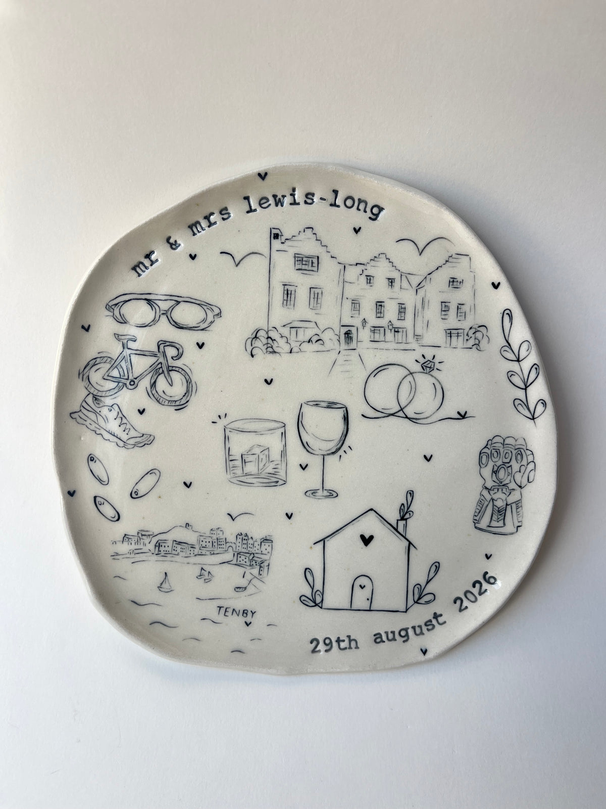 Medium Special Occasion Plate - Customised