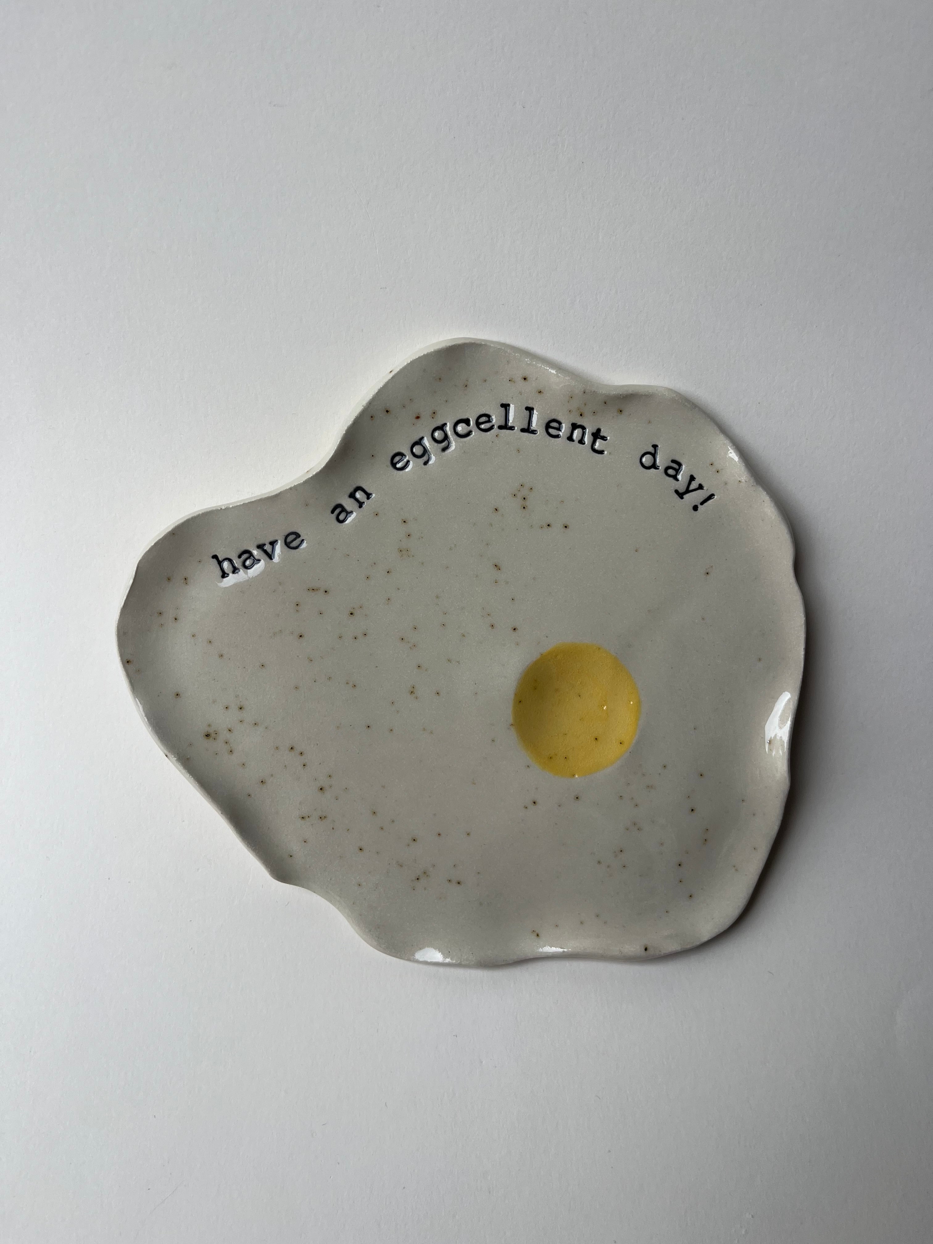 Decorative Plate - Eggcellent Day