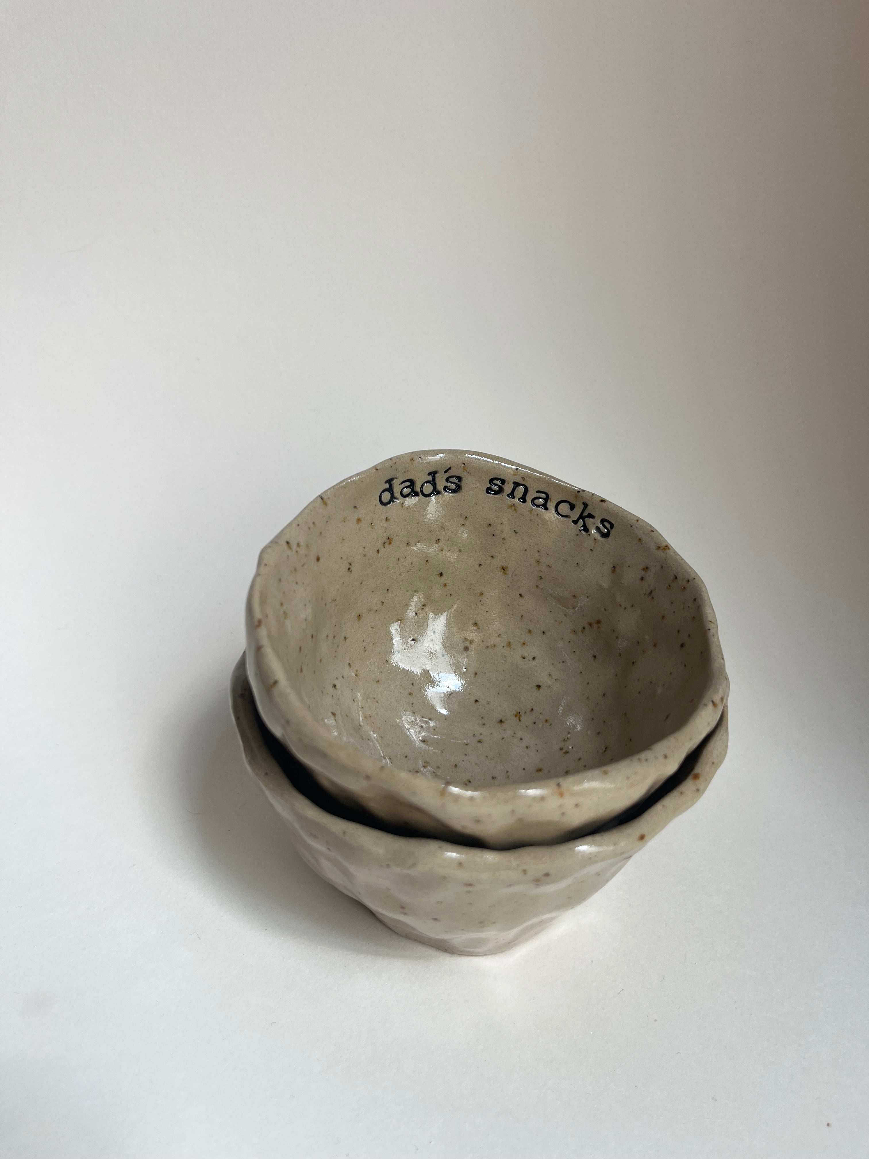 Small Bowl - Dads Snacks