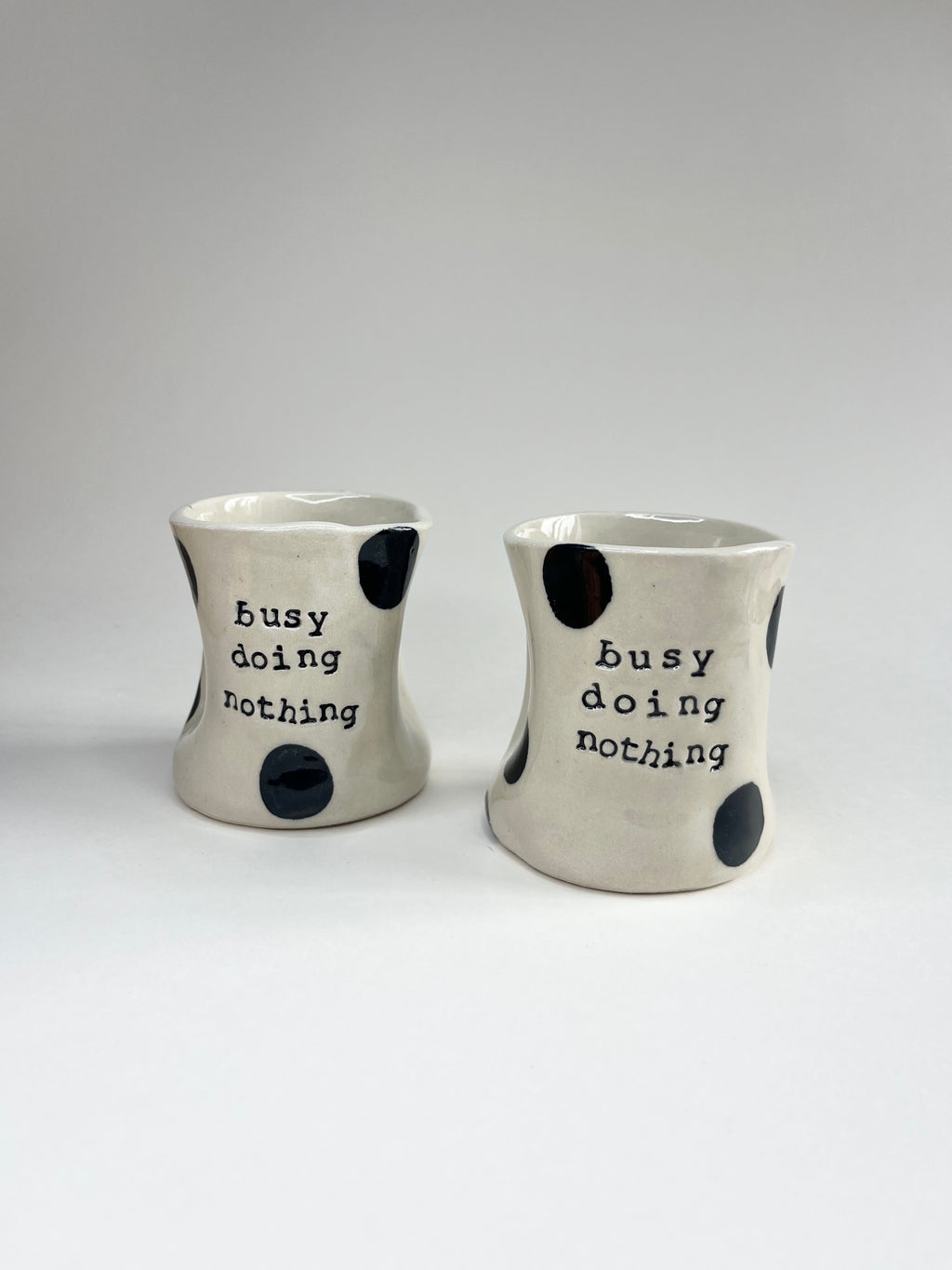 Dimple Mug - Busy Doing Nothing