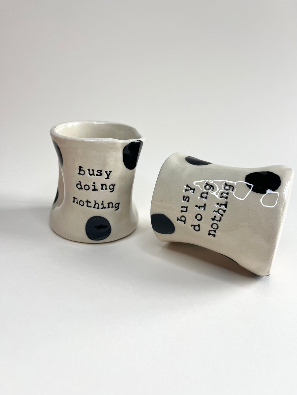 Dimple Mug - Busy Doing Nothing