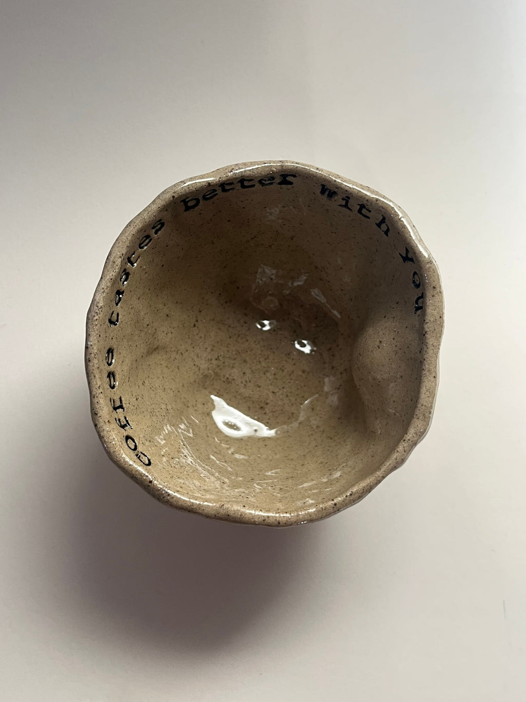 Dimple Mug - Coffee Tastes Better With You