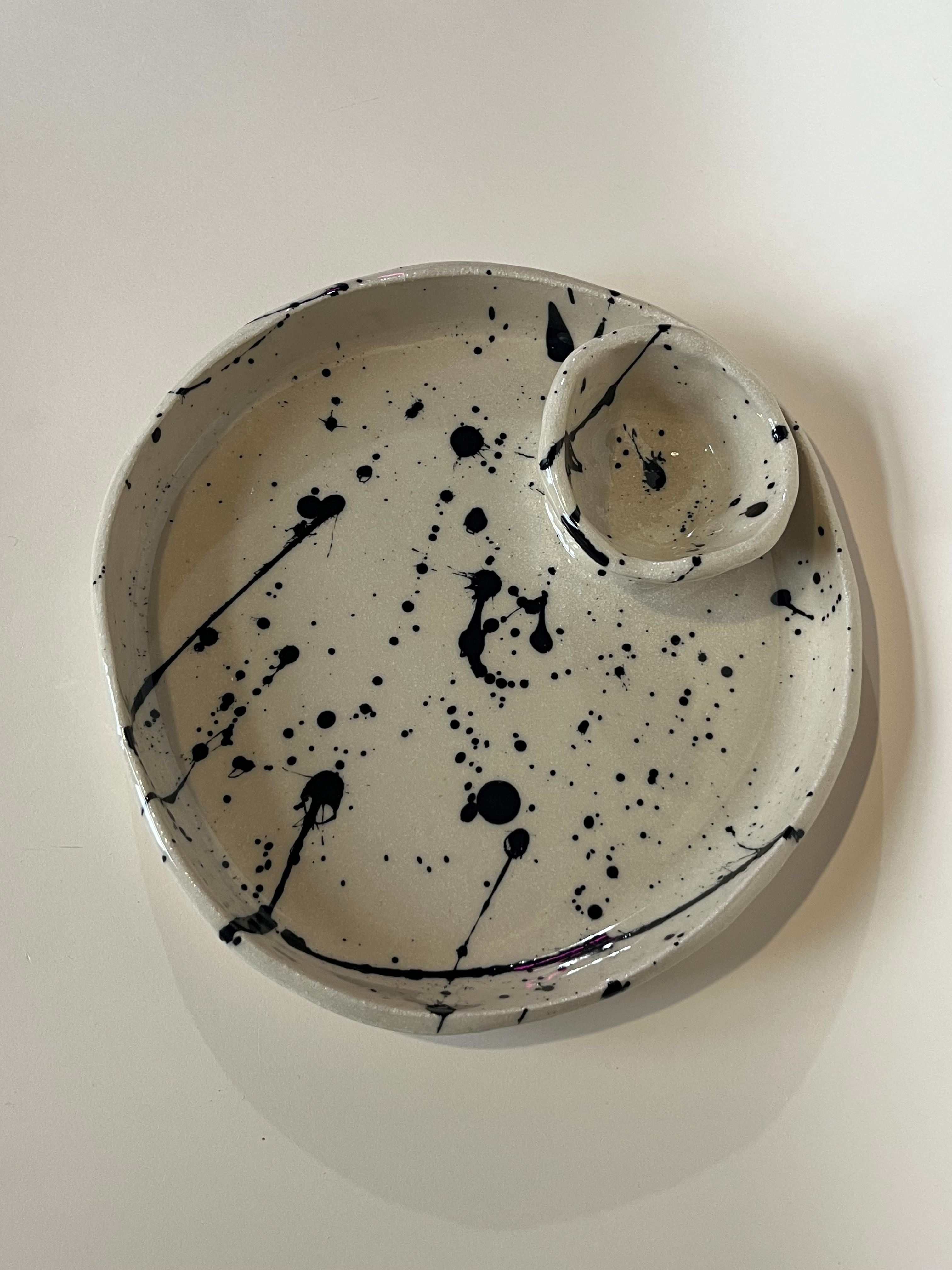 Chip and Dip Plate - Splatter