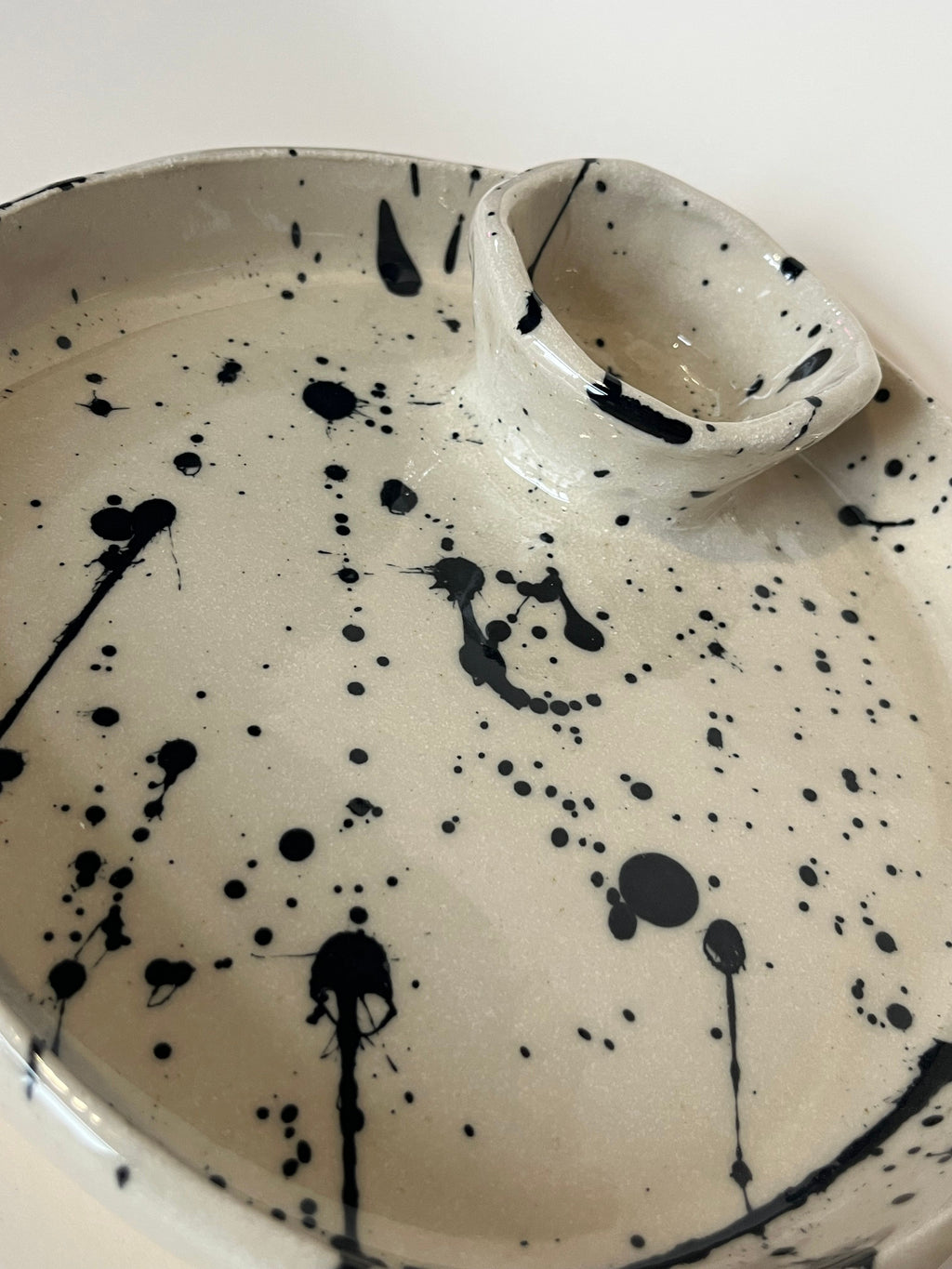 Chip and Dip Plate - Splatter
