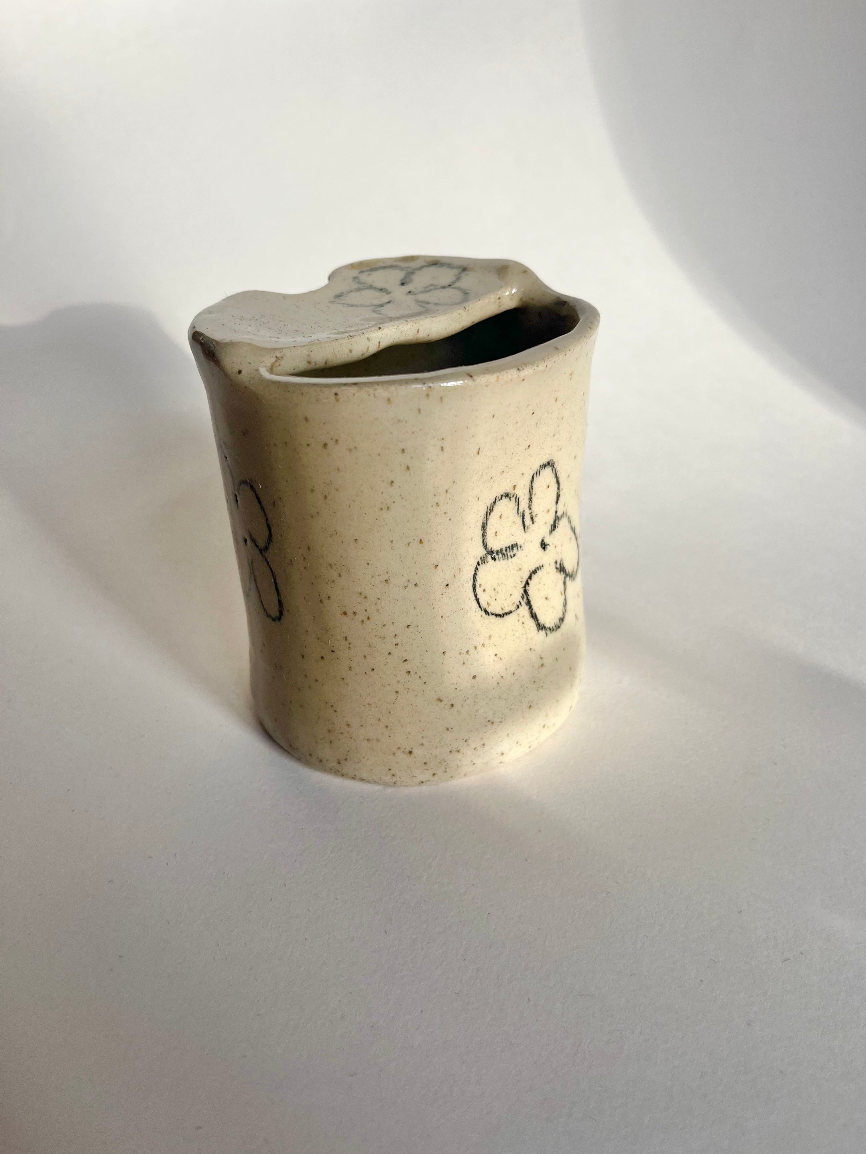 To Go Cup - Flower Doodle