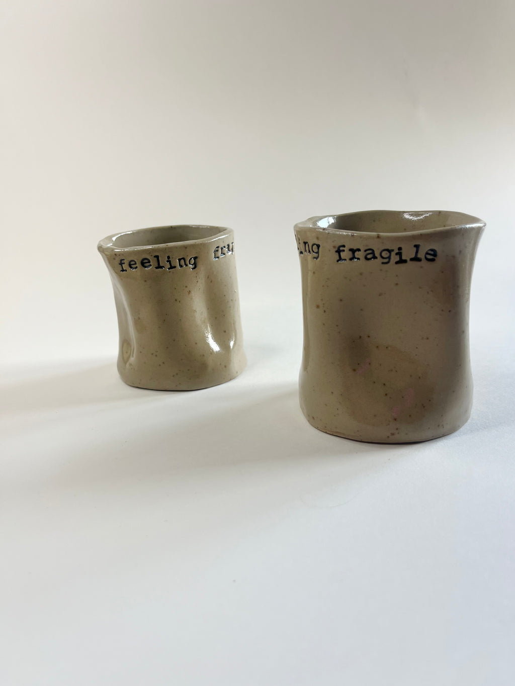 Dimple Mug - Feeling Fragile