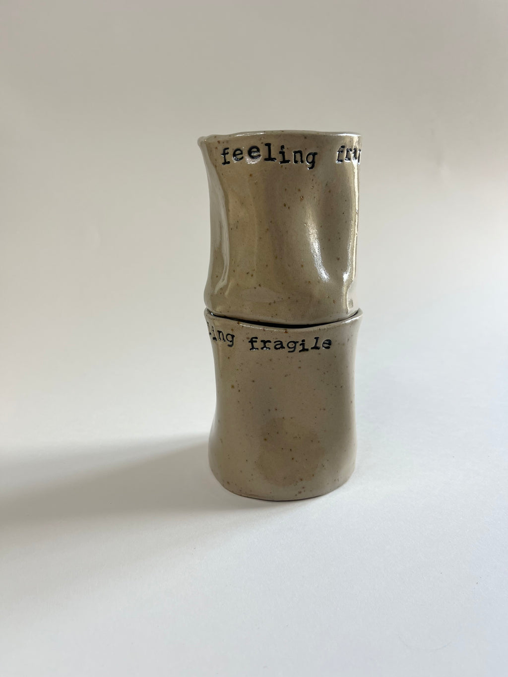 Dimple Mug - Feeling Fragile