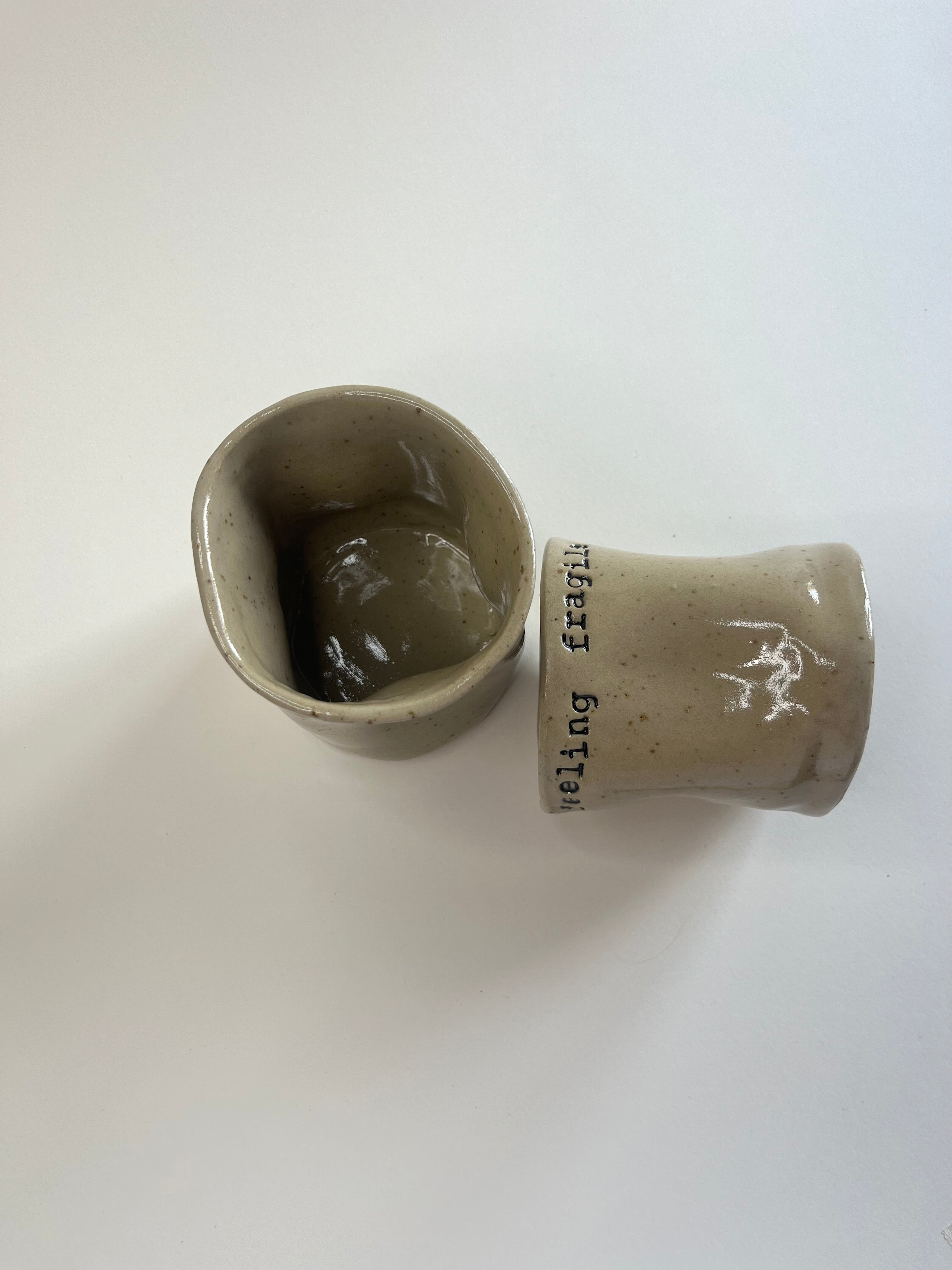 Dimple Mug - Feeling Fragile