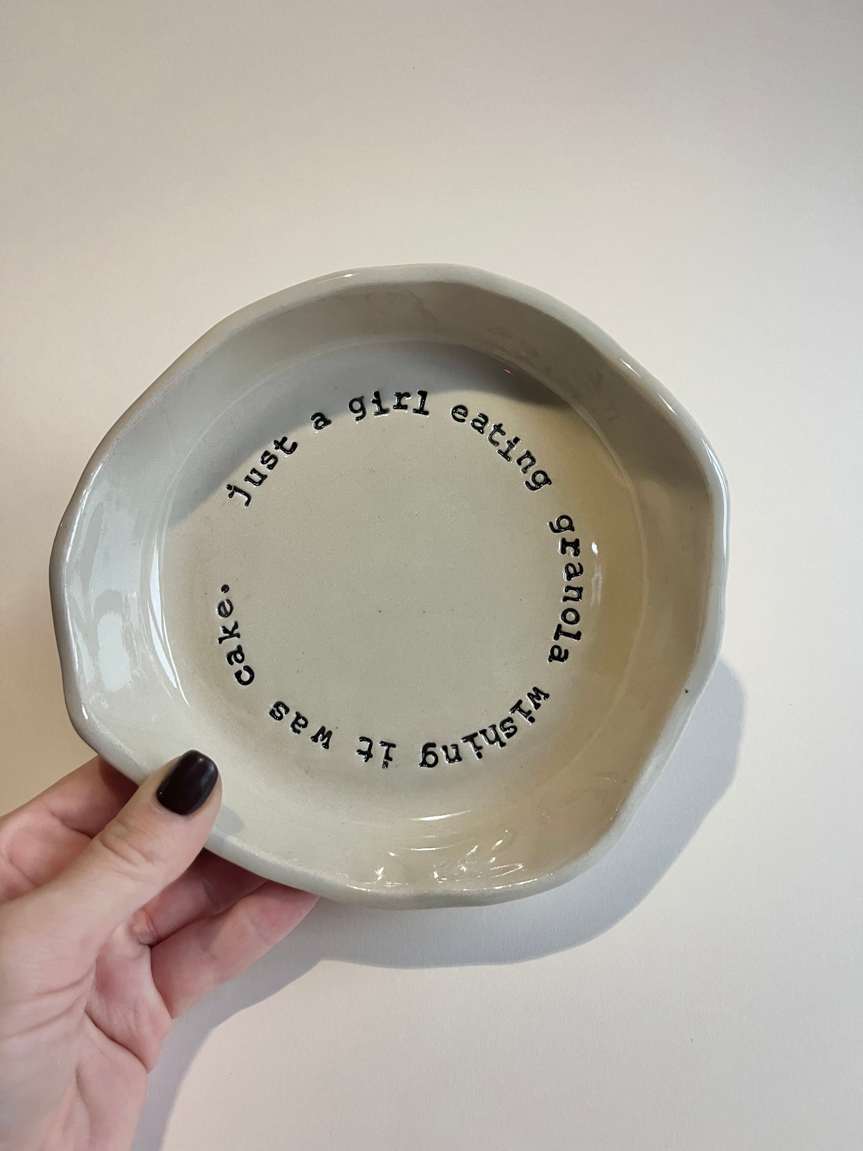 Medium Plate - Just a Girl