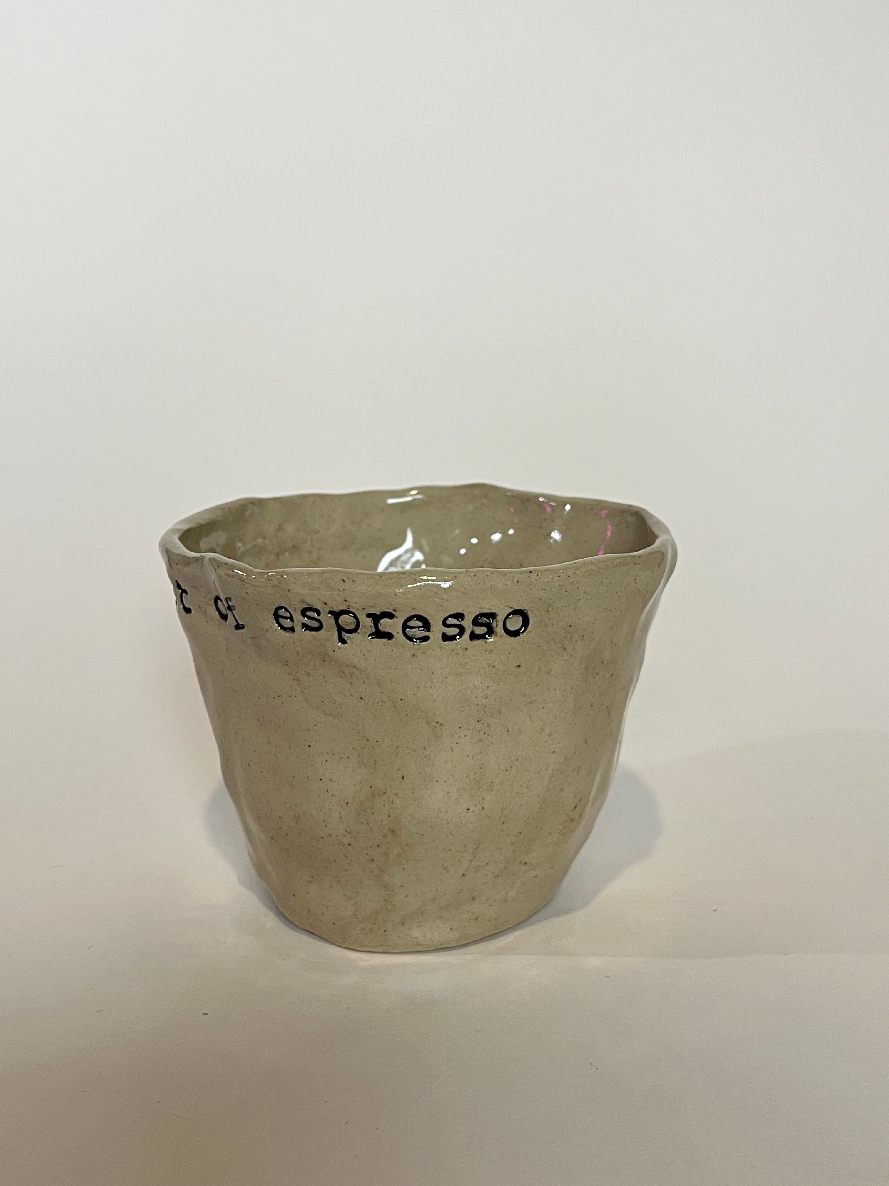 Dimple Mug - My Shot of Espresso