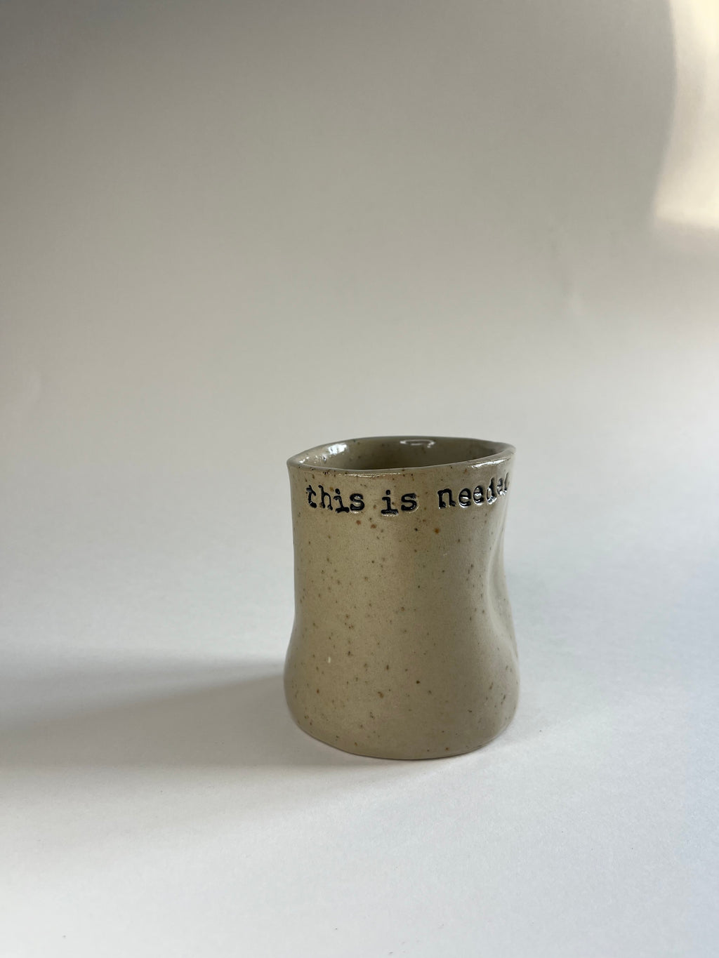 Dimple Mug - This is Needed